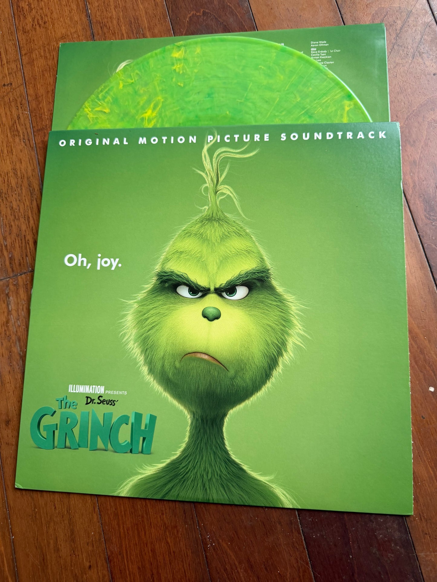 Dr. Seuss' The Grinch - Original Motion Picture Soundtrack (Urban Outfitters exclusive green with yellow swirls vinyl)