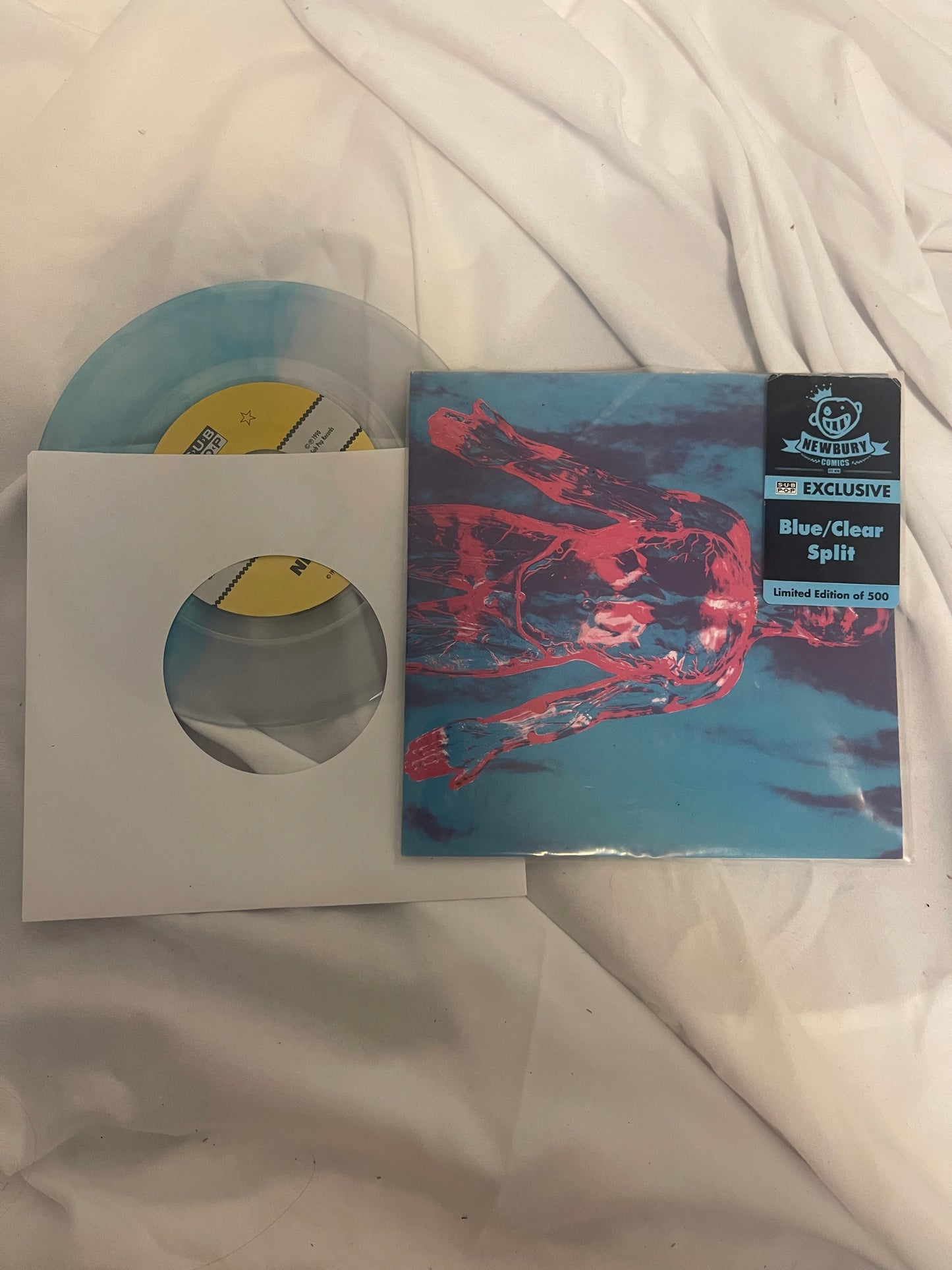 Nirvana - Sliver (Newbury Comics exclusive clear/blue split vinyl)