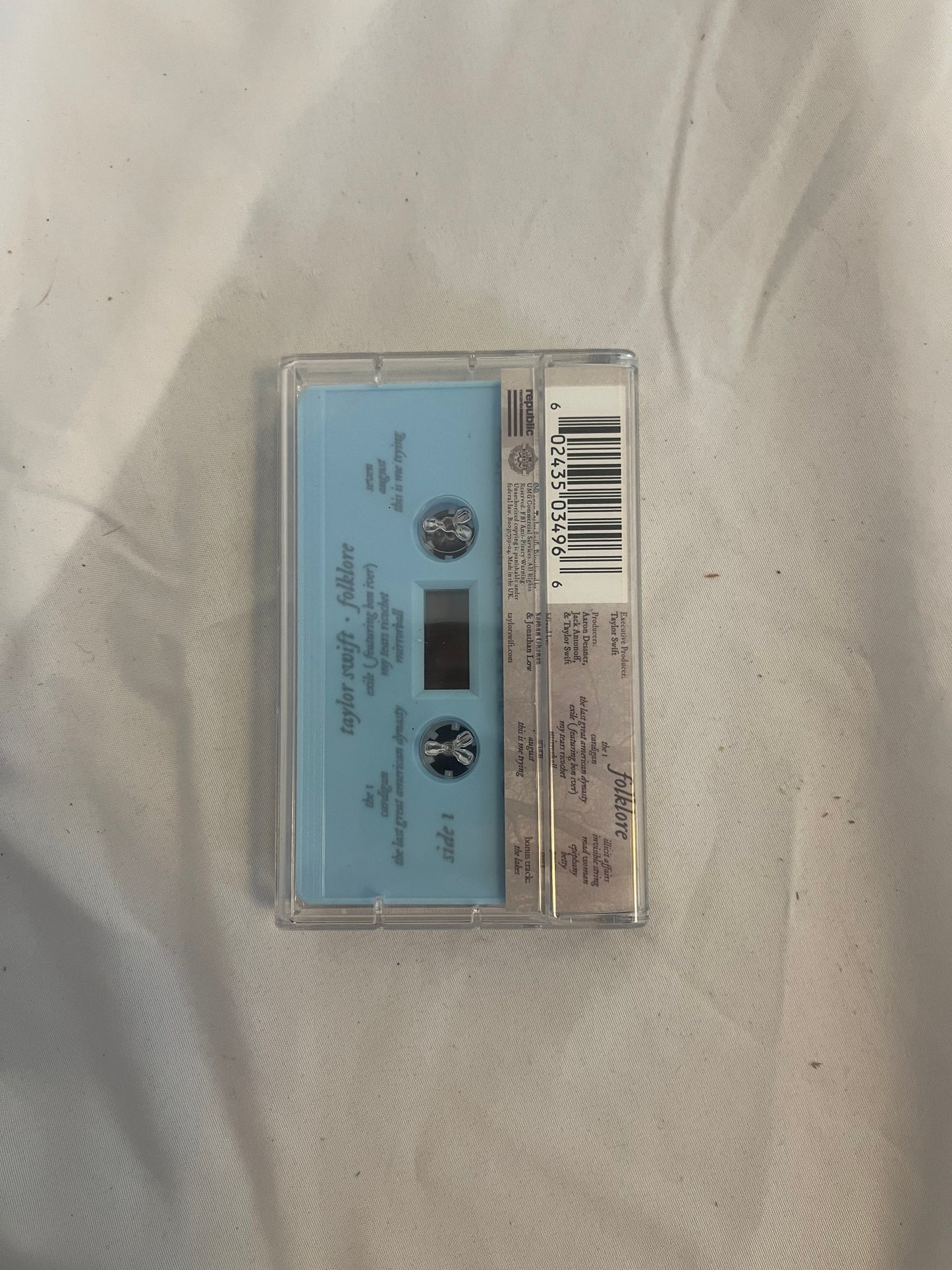 Taylor Swift - Folklore (blue cassette)
