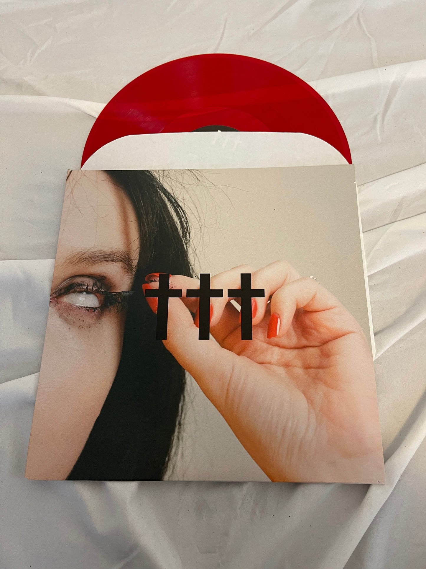 Crosses - Permanent.Radiant (webstore exclusive Ruby transparent vinyl)