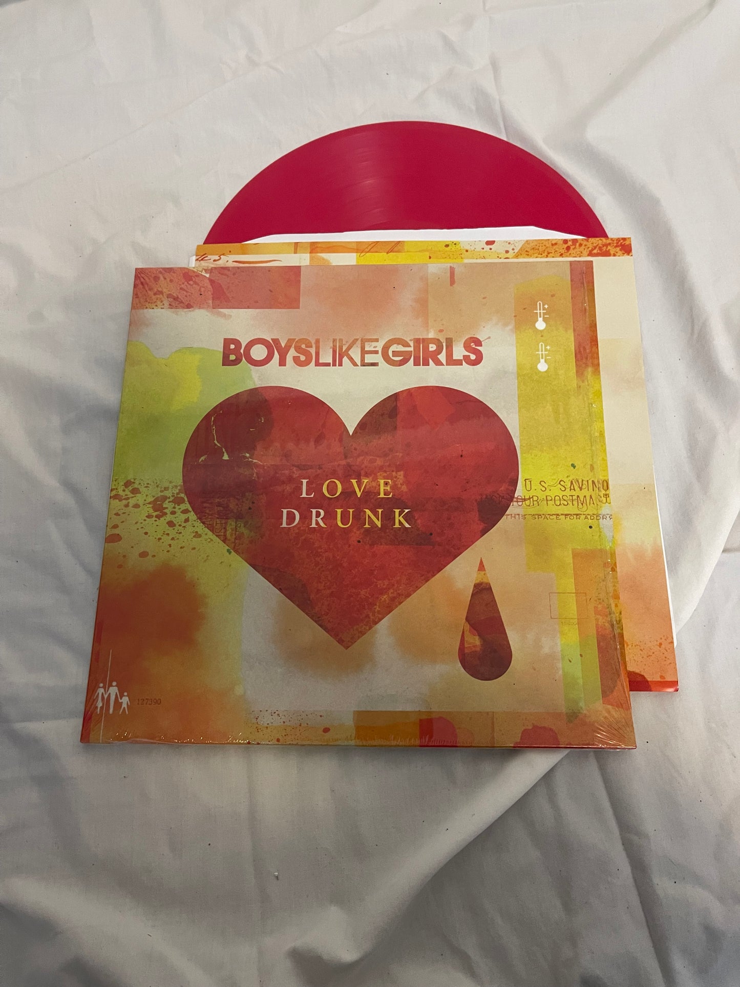 Boys Like Girls - Love Drunk (webstore exclusive Magenta red vinyl)