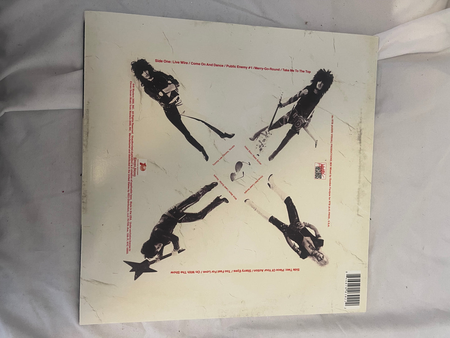 Motley Crue - Too Fast For Love (Newbury Comics exclusive Black Ice vinyl)