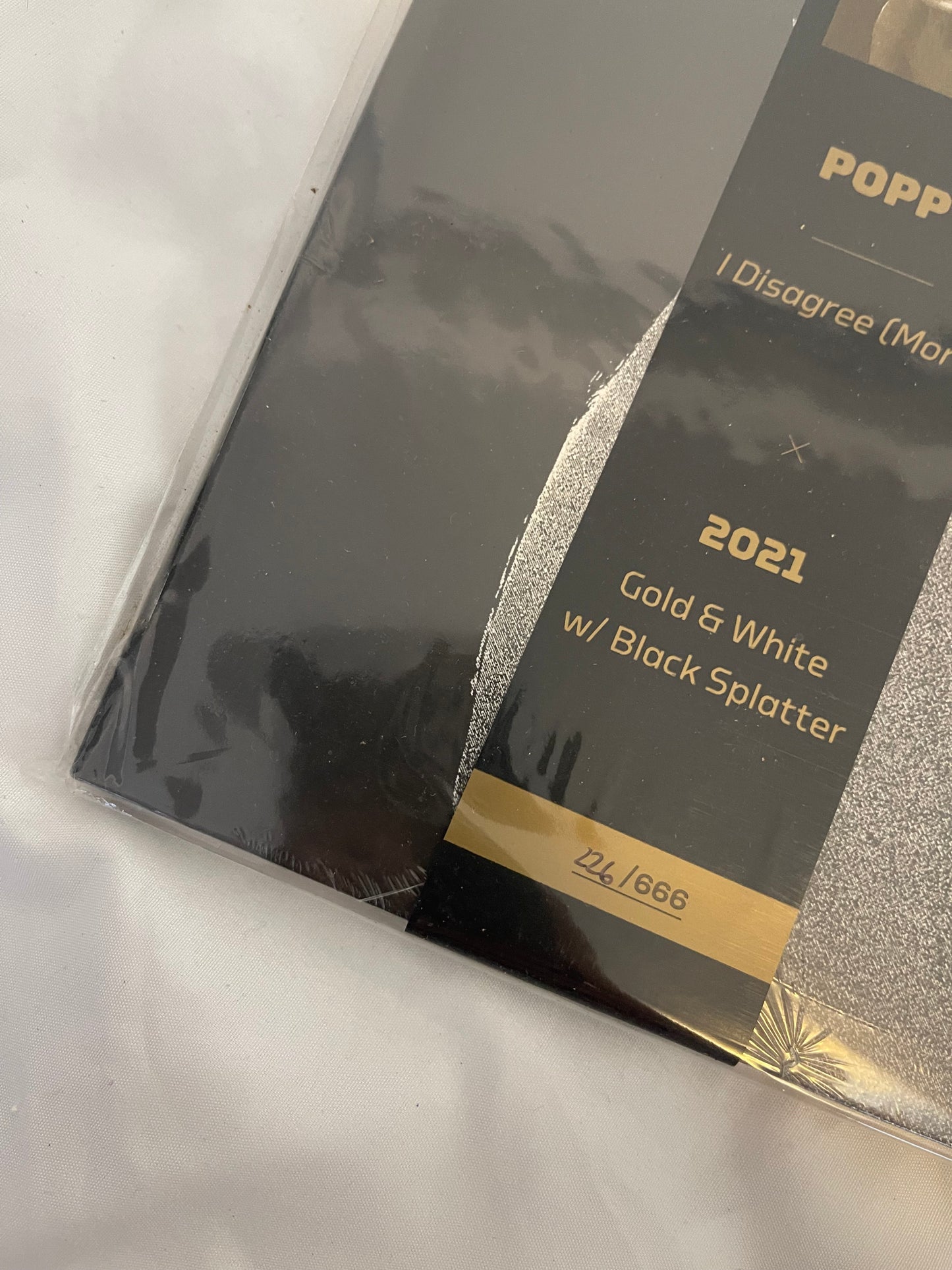 Poppy - I Disagree (More) (226) (gold and white with black splatter revolver exclusive vinyl)