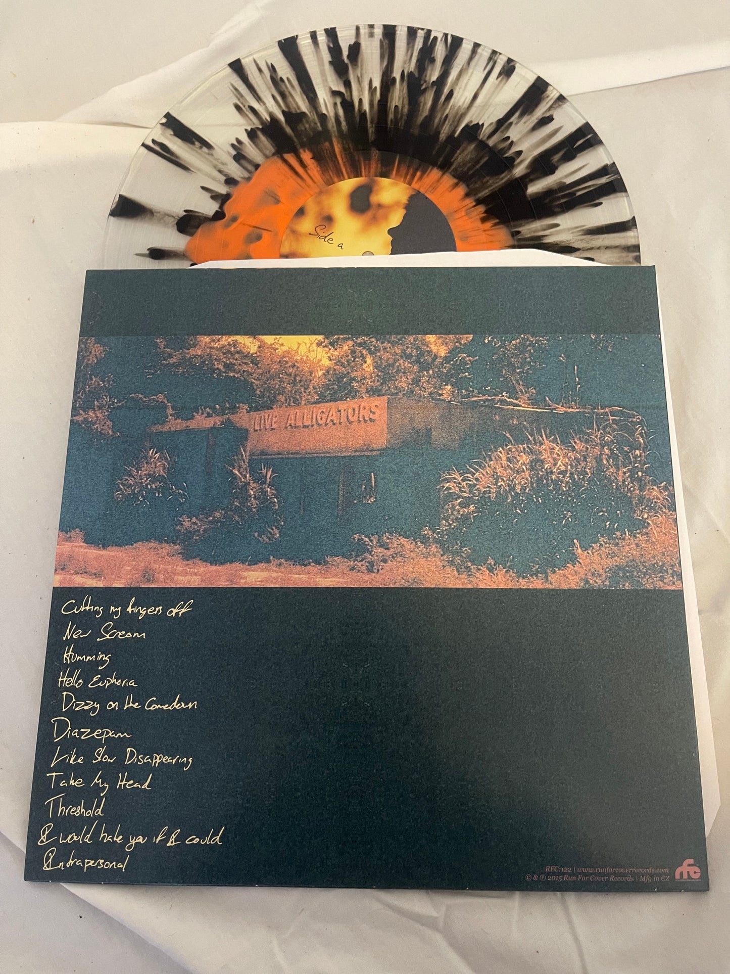 Turnover - Peripheral Vision (Newbury Comics exclusive orange in clear with black splatter vinyl)