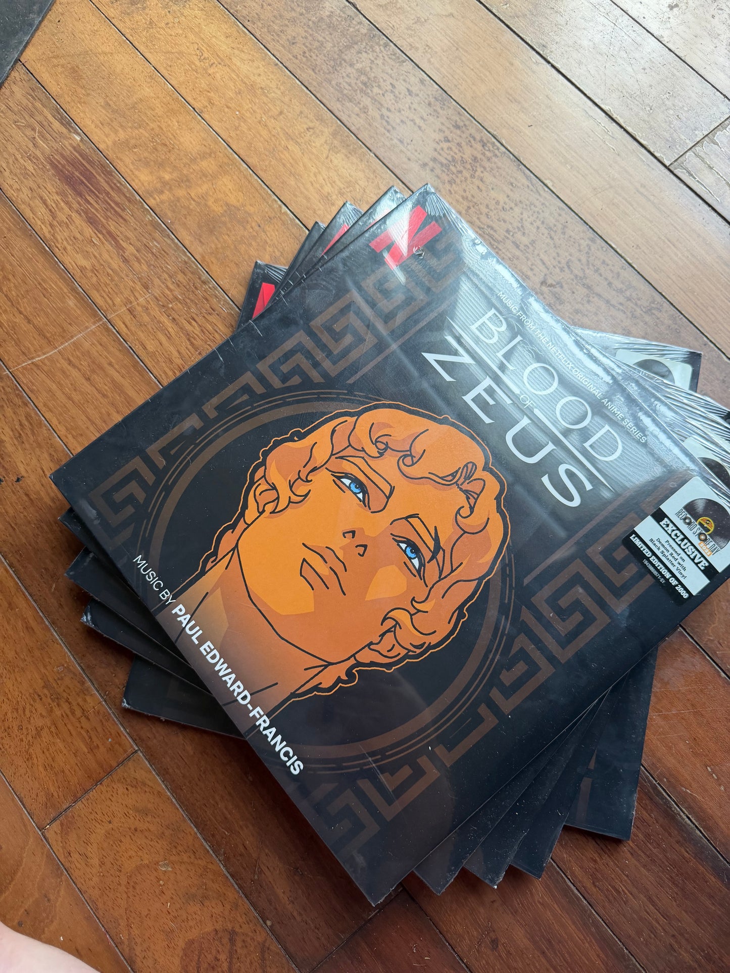 Blood Of Zeus - Music From The Netflix Original Anime Series (Record Store Day exclusive demon red with black splatter vinyl)