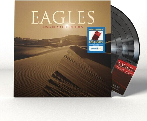The Eagles - Long Road Out Of Eden (Walmart exclusive vinyl with replica tour laminate)