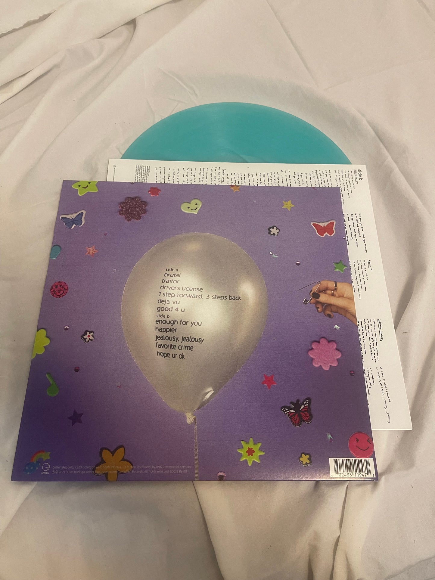 Olivia Rodrigo - Sour (Amazon exclusive light blue vinyl)