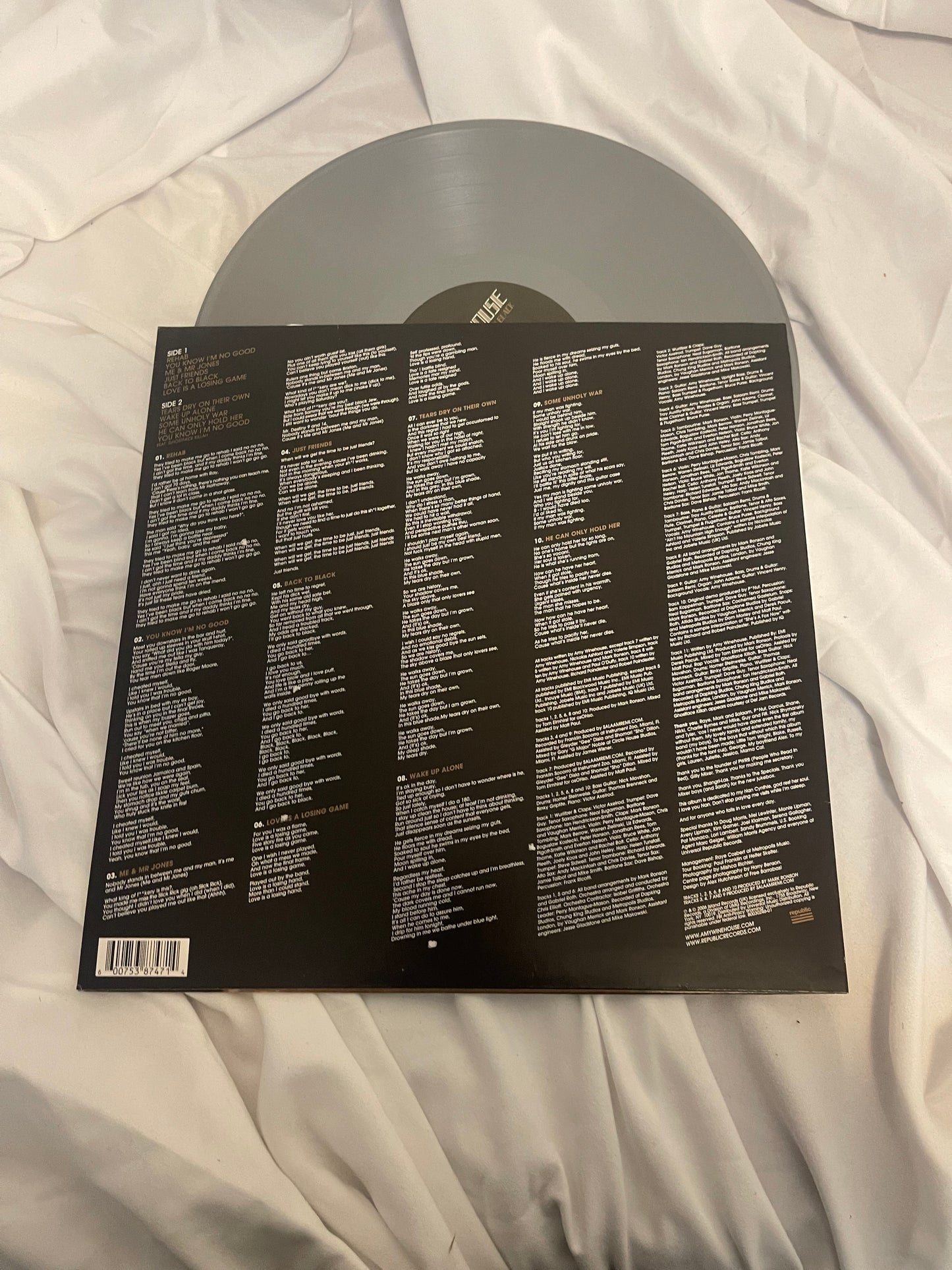 Amy Winehouse - Back To Black (Target exclusive silver vinyl)