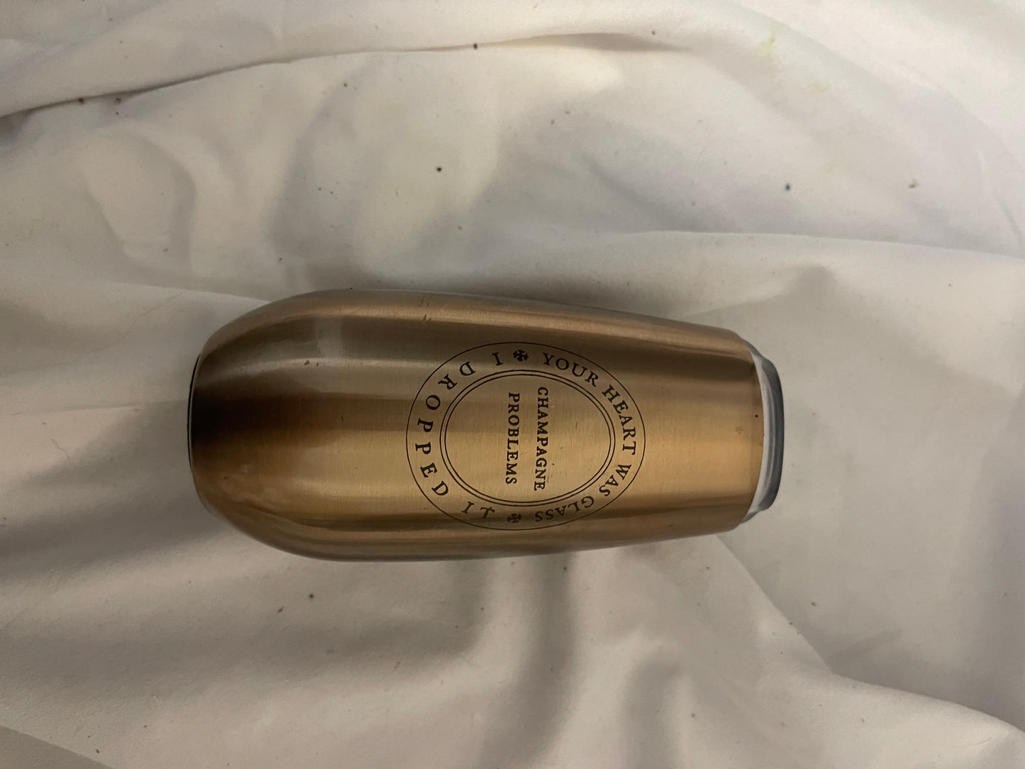 Taylor Swift Evermore Champagne Problems “Your Heart Was Glass, I Dropped It” Tumbler