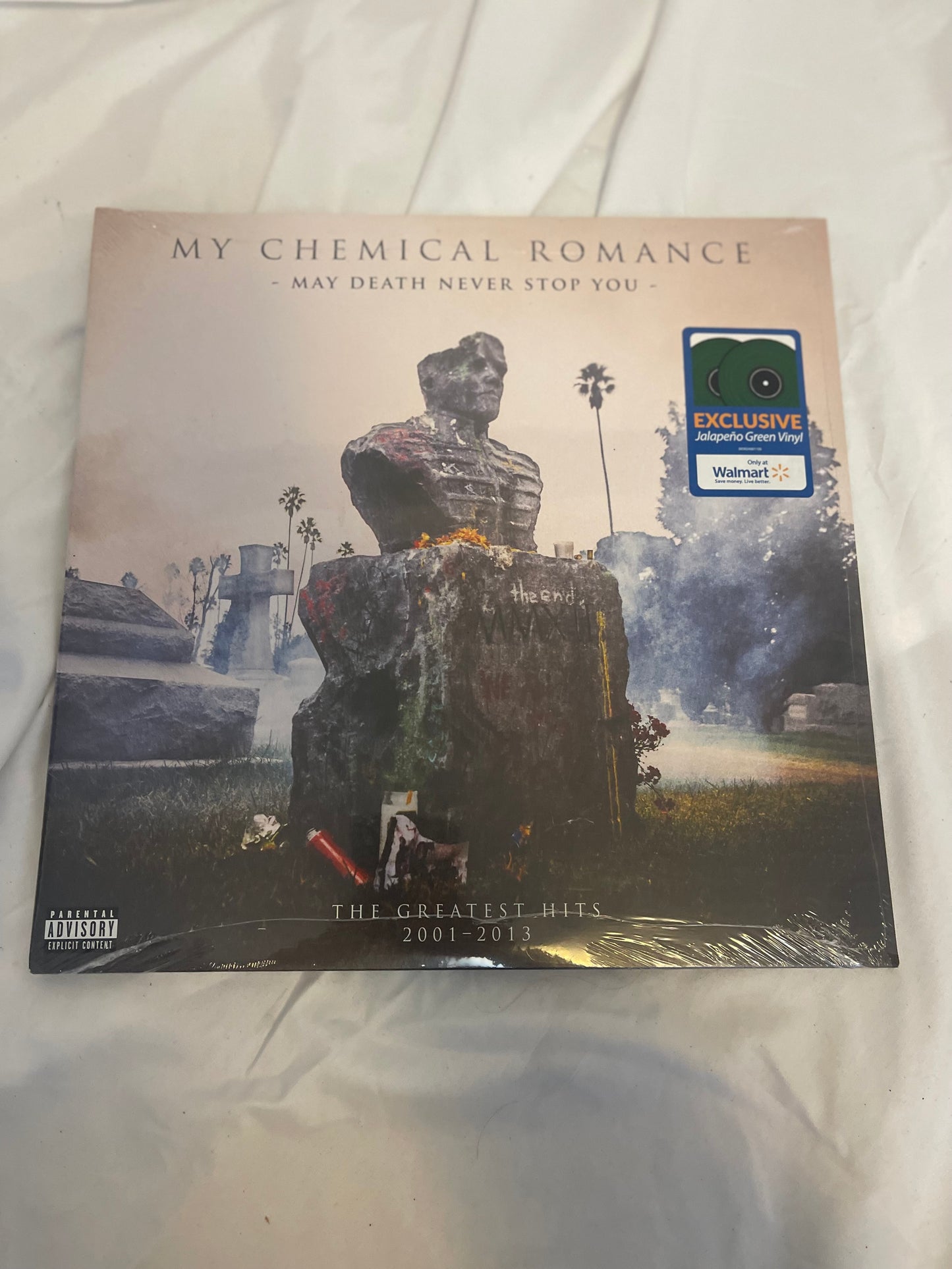 My Chemical Romance - May Death Never Stop You (Walmart exclusive Jalepeño green vinyl)