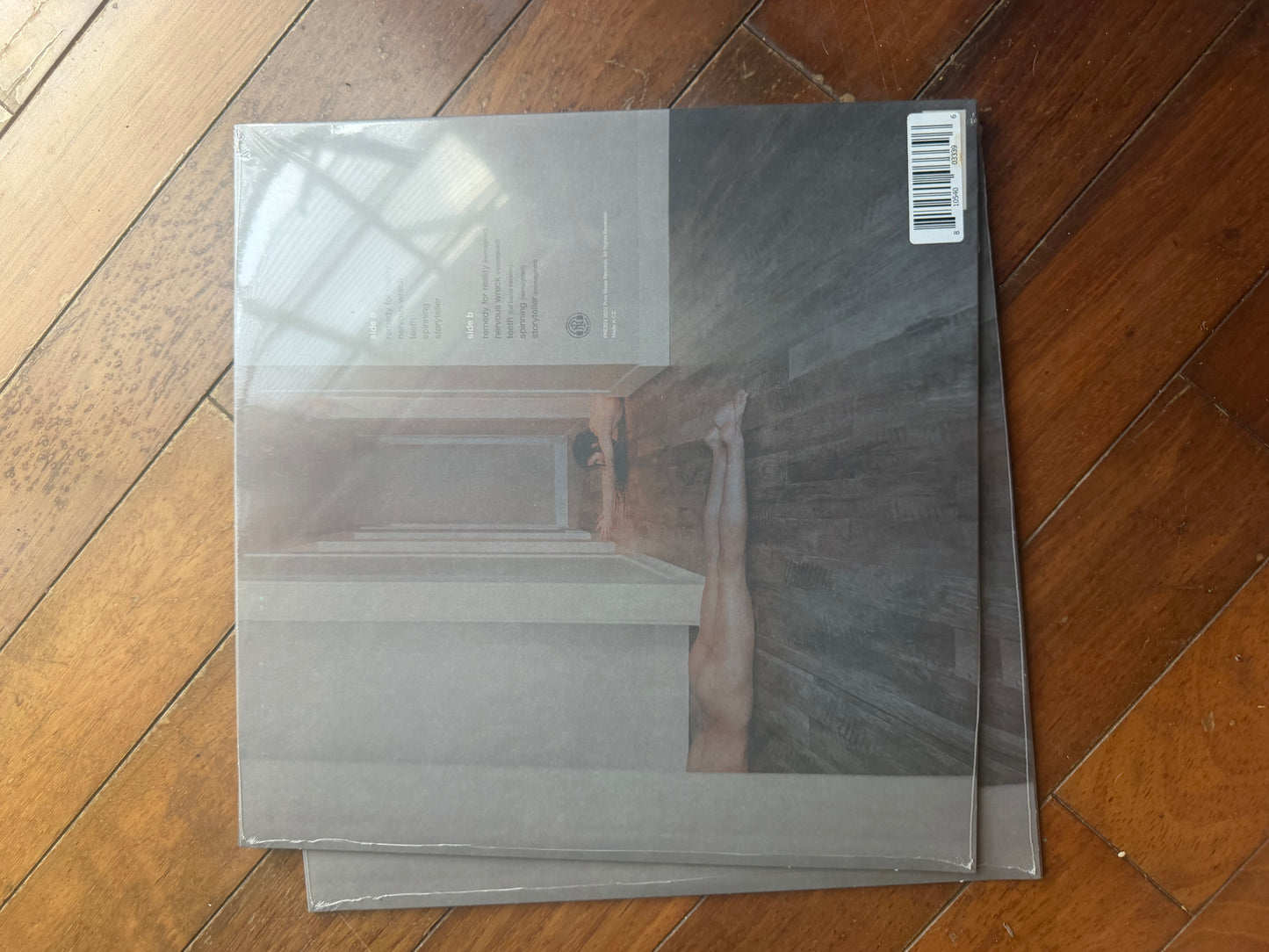 Real Friends - Torn In Two (Newbury Comics exclusive electric blue with white and grey twist vinyl)