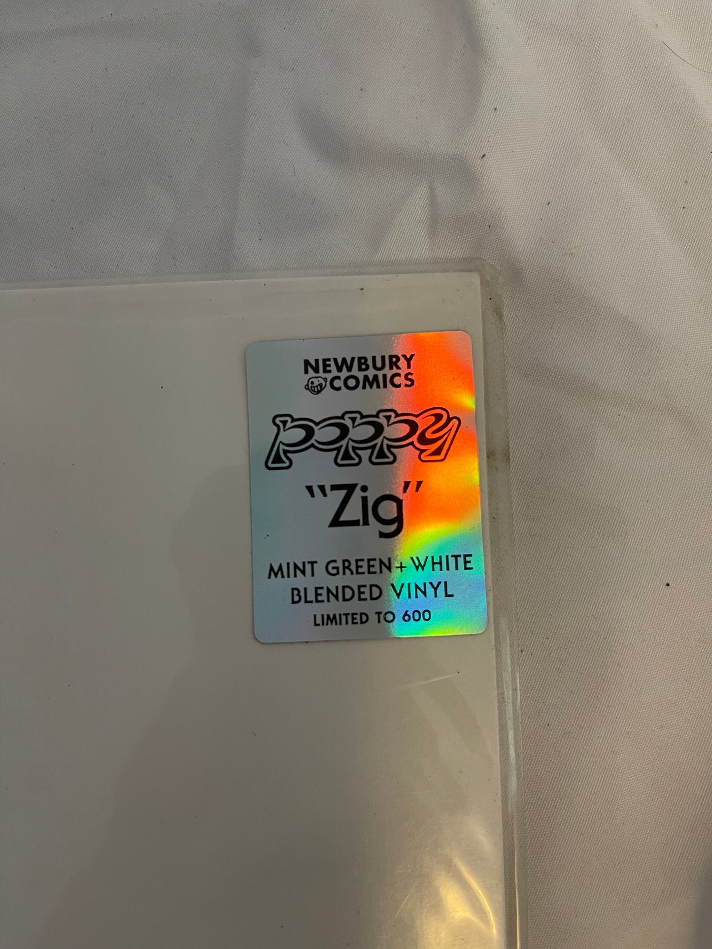 Poppy - Zig (Newbury comics exclusive mint green and white blended vinyl)