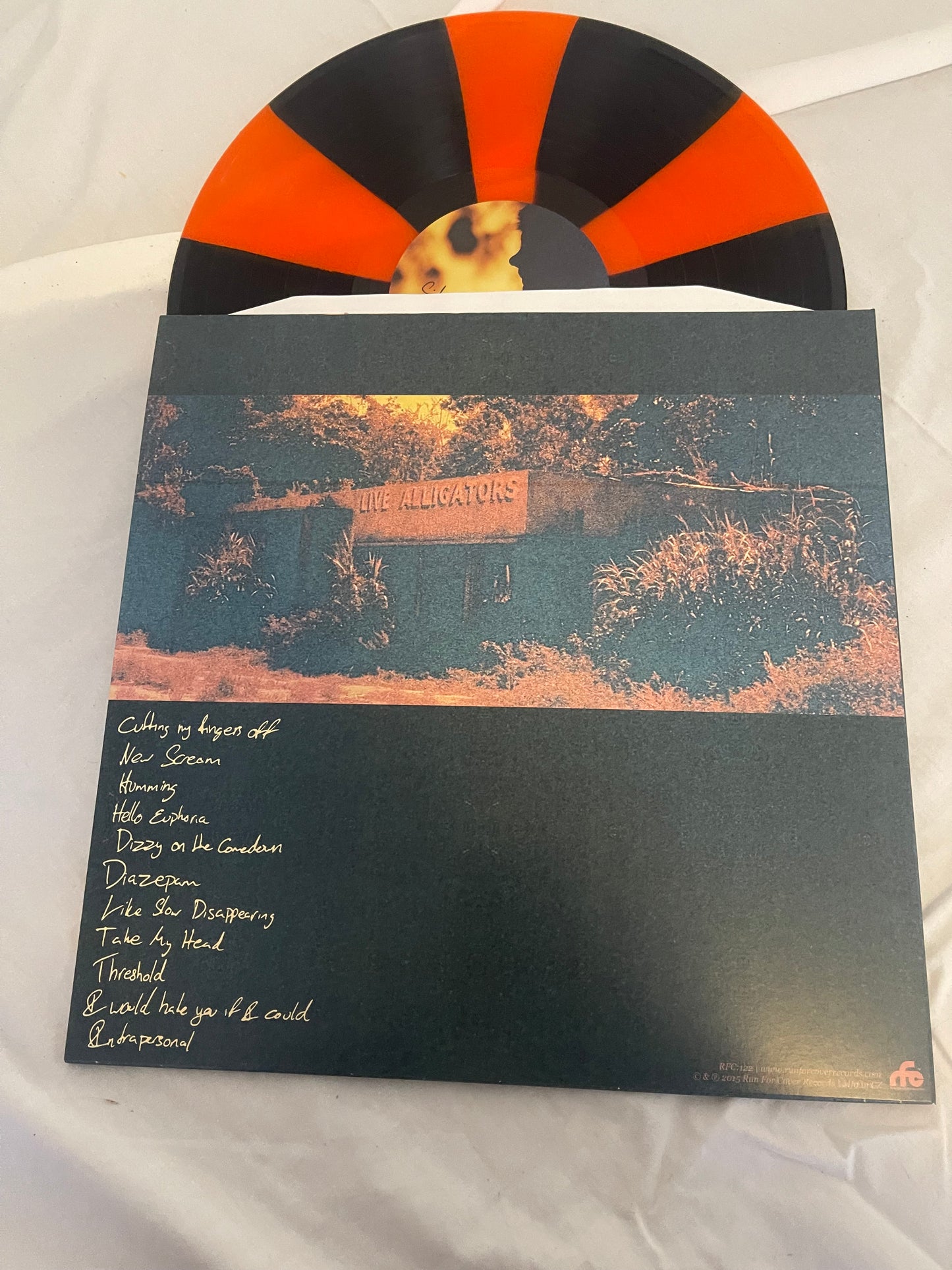 Turnover - Peripheral Vision (Newbury Comics exclusive orange and black pinwheel vinyl)