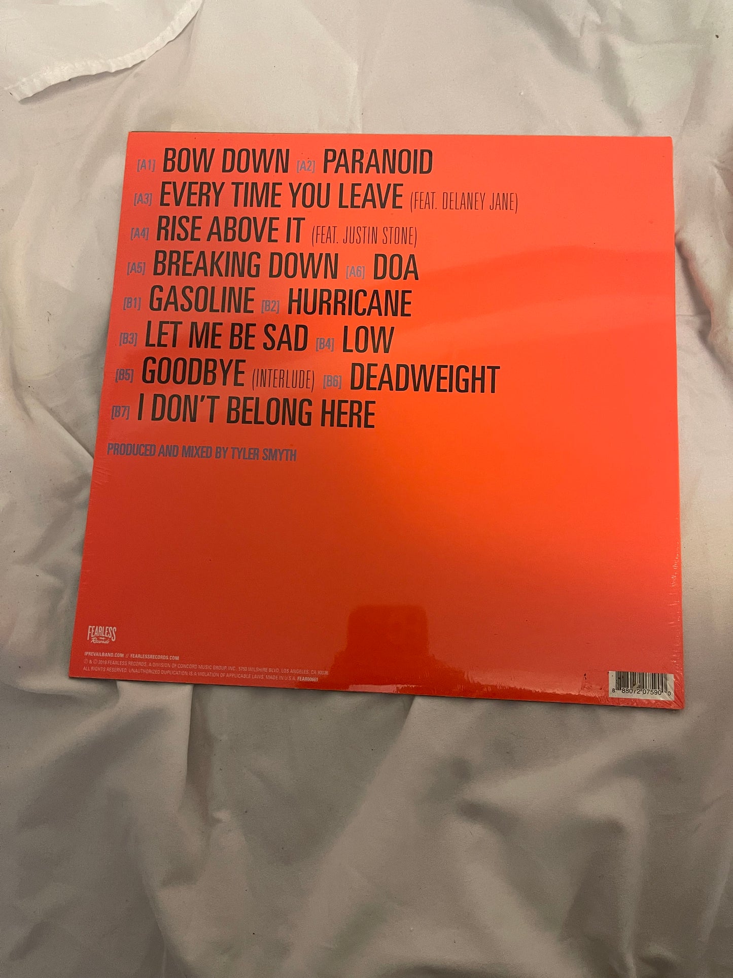 I Prevail - Trauma (Spotify exclusive white vinyl)