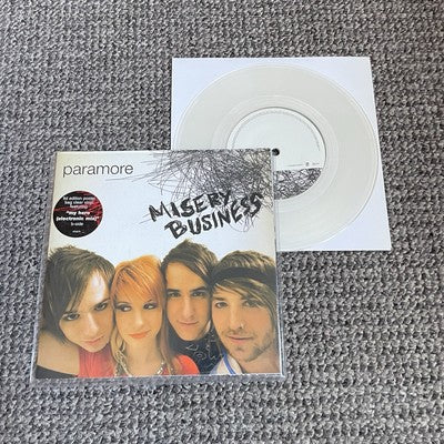 Paramore - Misery Business (limited edition “poster bag” clear vinyl)
