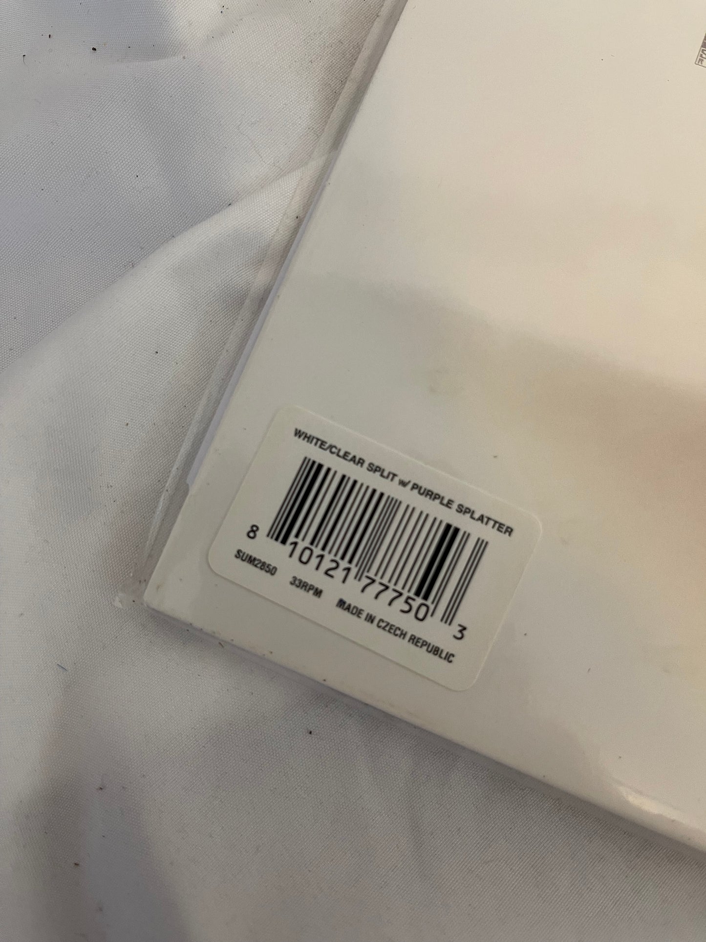 Poppy - Zig (Sumerian exclusive ultra clear/white split with purple splatter vinyl)