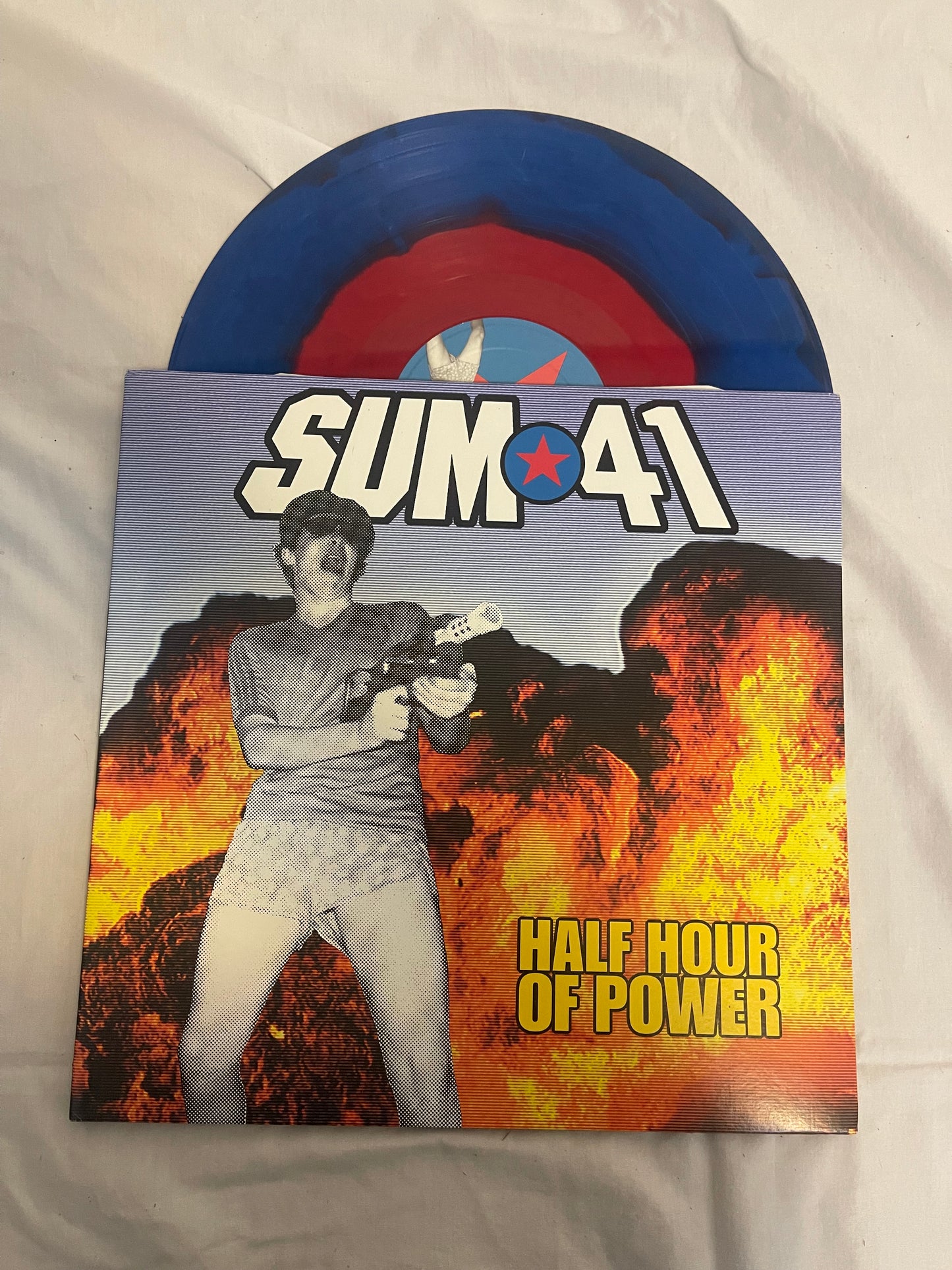 Sum 41 - Half Hour Of Power (SRC exclusive red opaque/transparent blue haze vinyl)