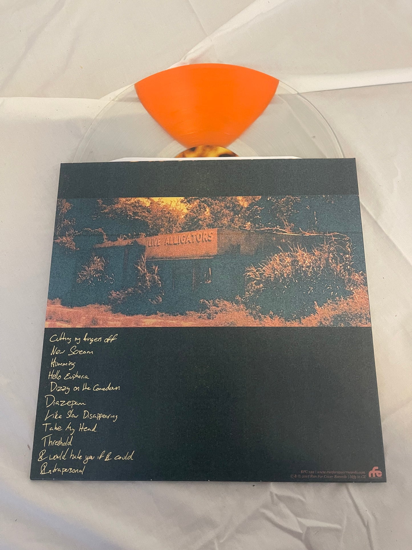 Turnover - Peripheral Vision (Newbury Comics exclusive orange and crystal clear moonphase vinyl)