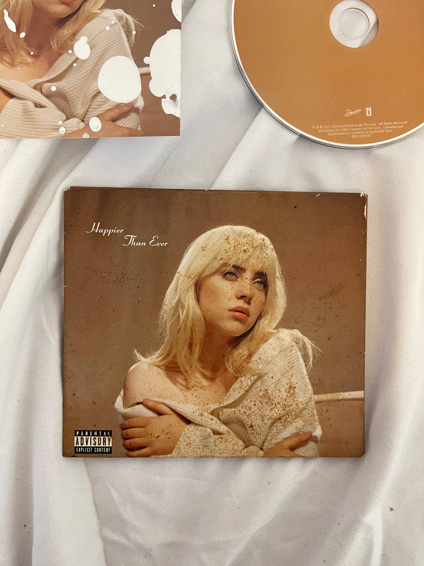 Billie Eilish - Happier Than Ever (webstore exclusive splatter painted CD)