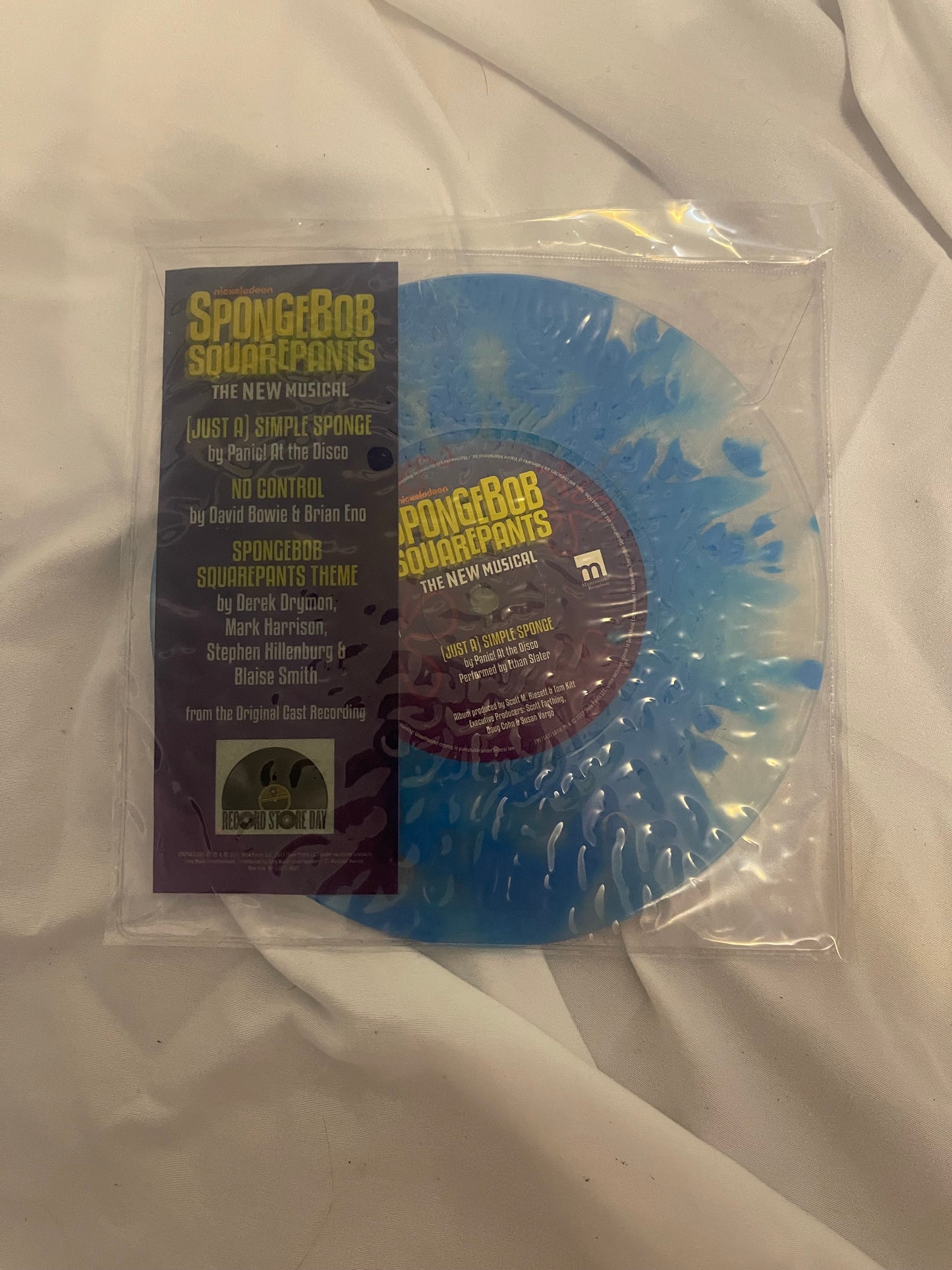 Original Cast of SpongeBob SquarePants, The New Musical – Spongebob Squarepants The New Musical (Record Store Day exclusive blue and clear vinyl)