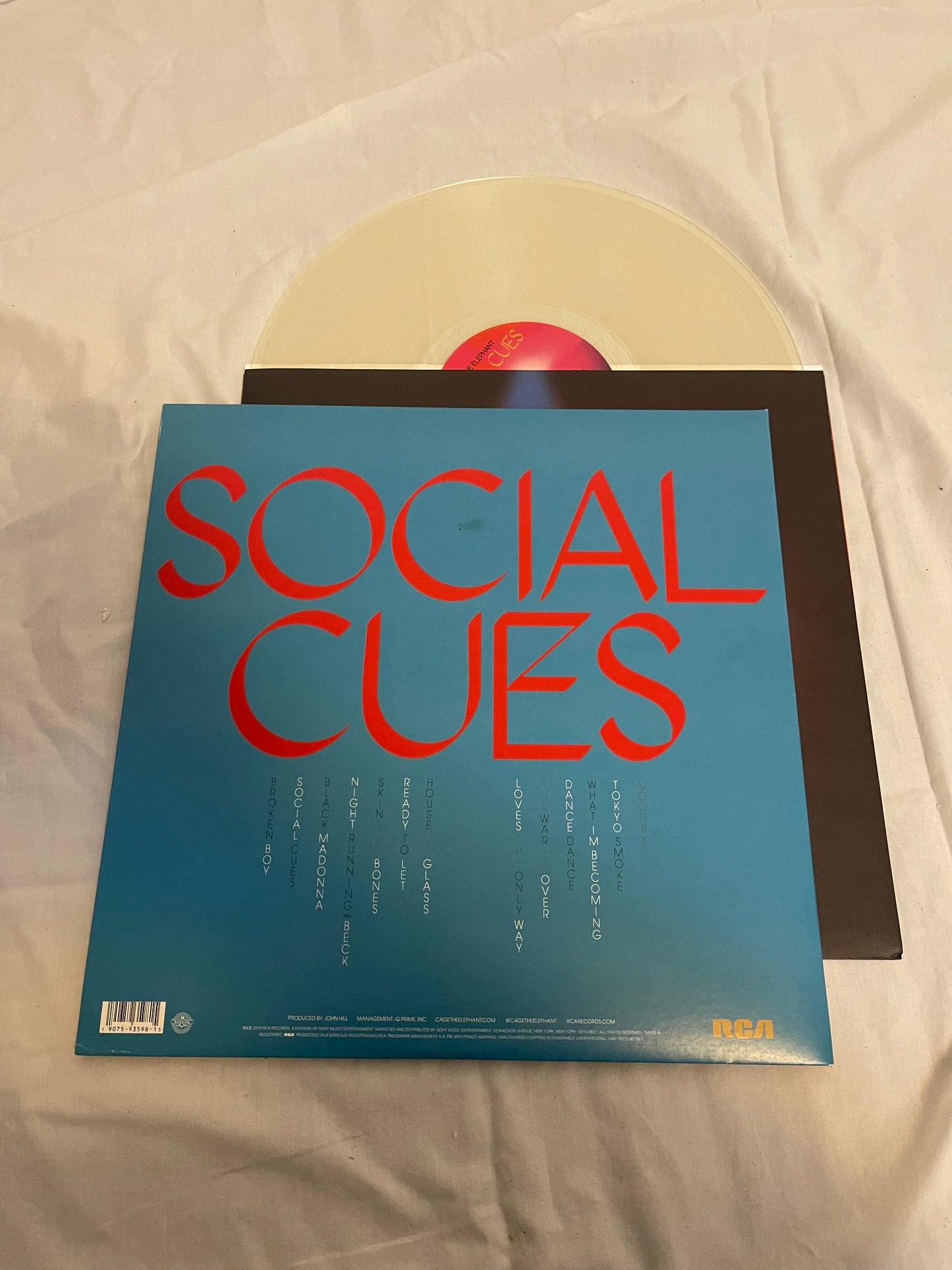 Cage The Elephant - Social Cues (FYE exclusive Cloudy clear vinyl)