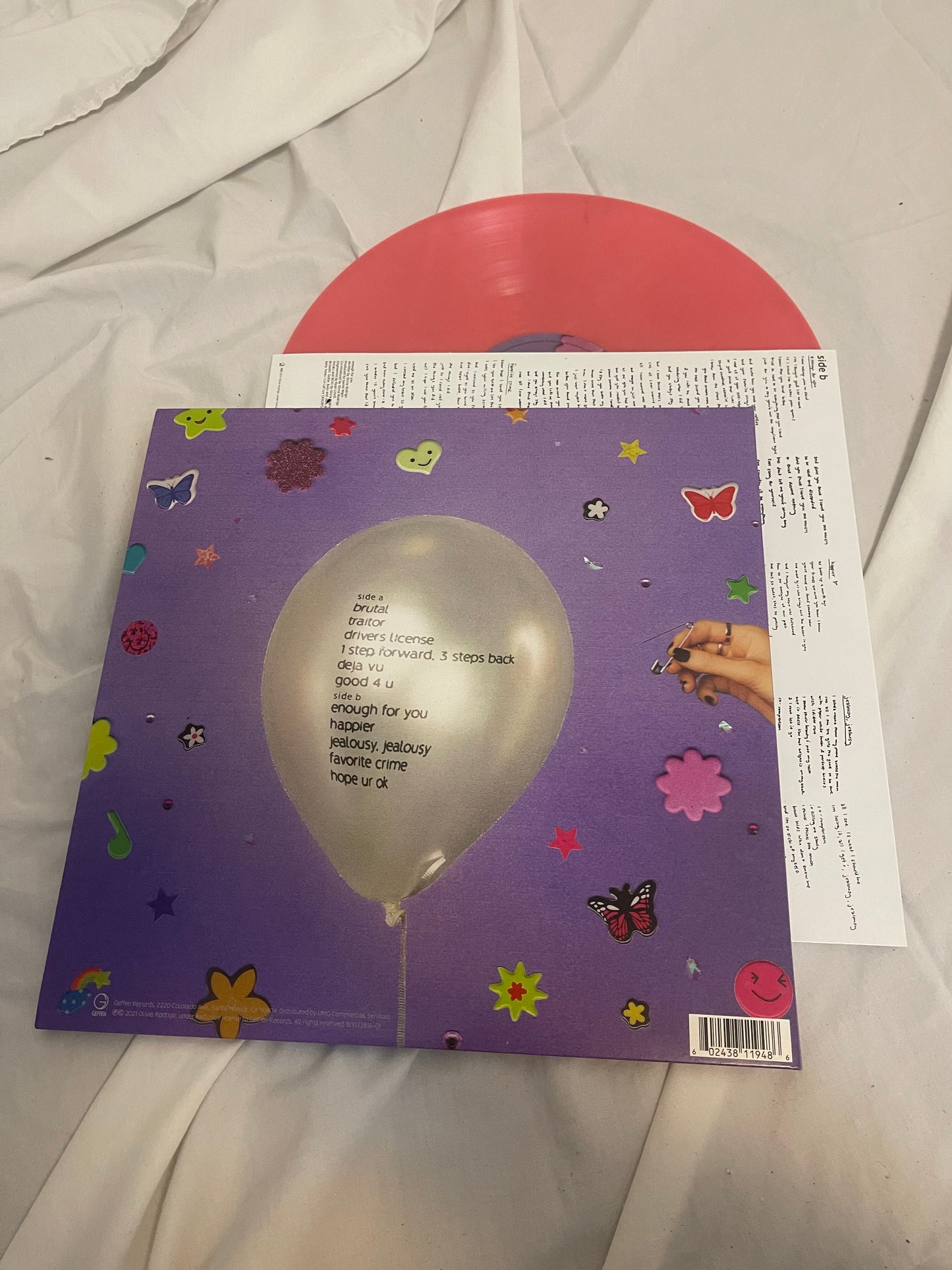 Olivia Rodrigo - Sour (Walmart exclusive translucent soft magenta vinyl)