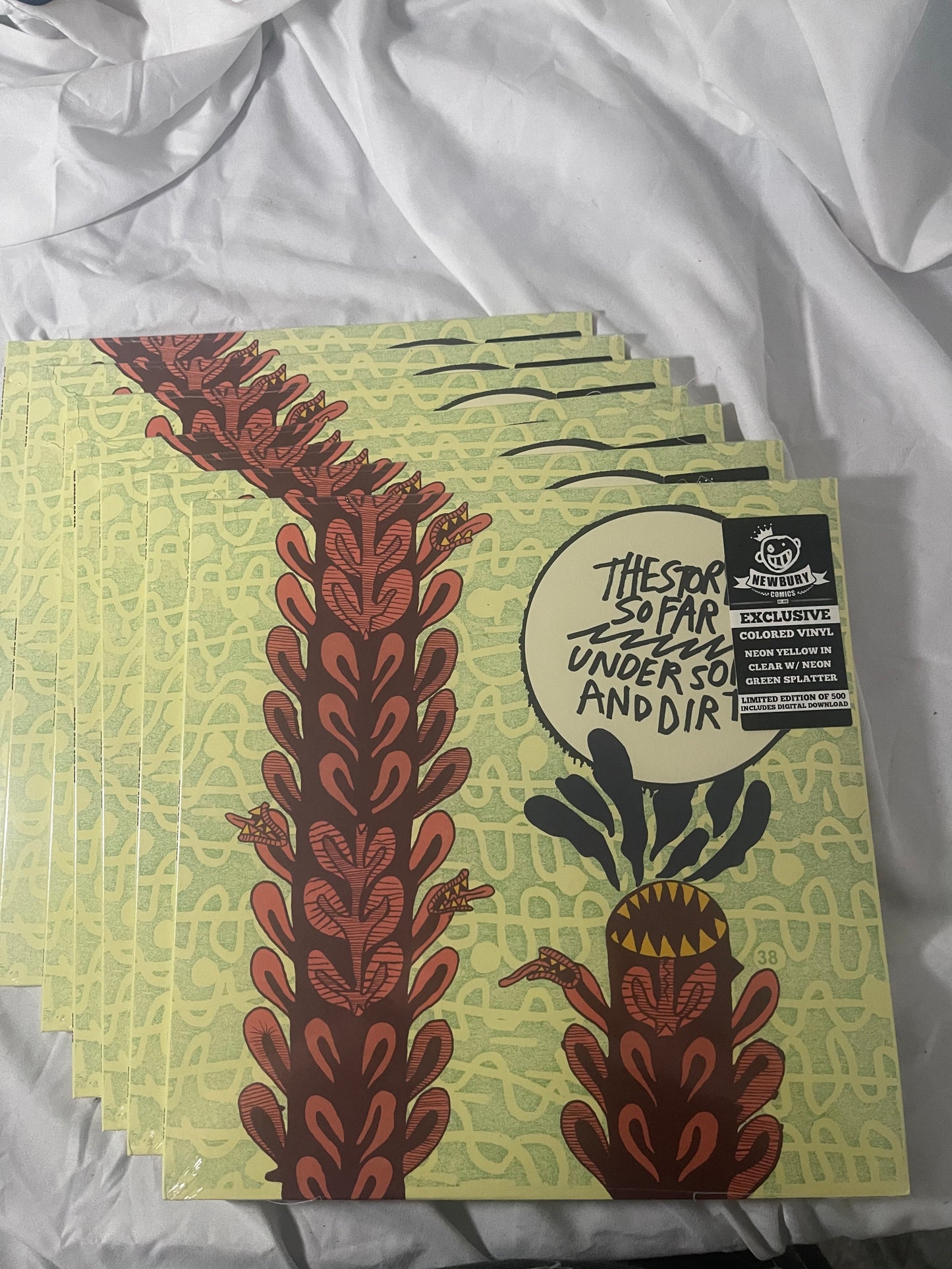 The Story So Far - Under Soil And Dirt (Newbury Comics exclusive Neon yellow in clear with neon green splatter vinyl)