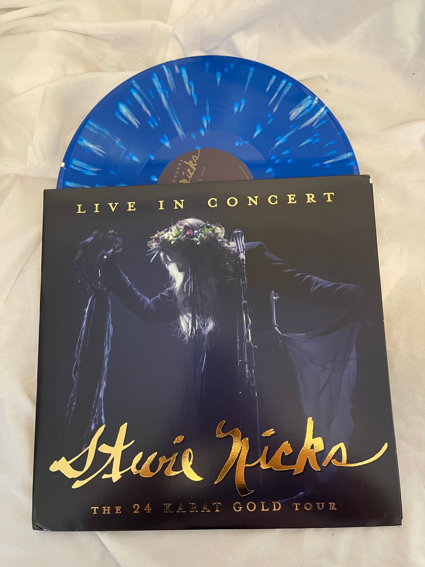Stevie Nicks - Live In Concert, The 24 Karat Gold Tour (Walmart exclusive blue and white splatter vinyl)
