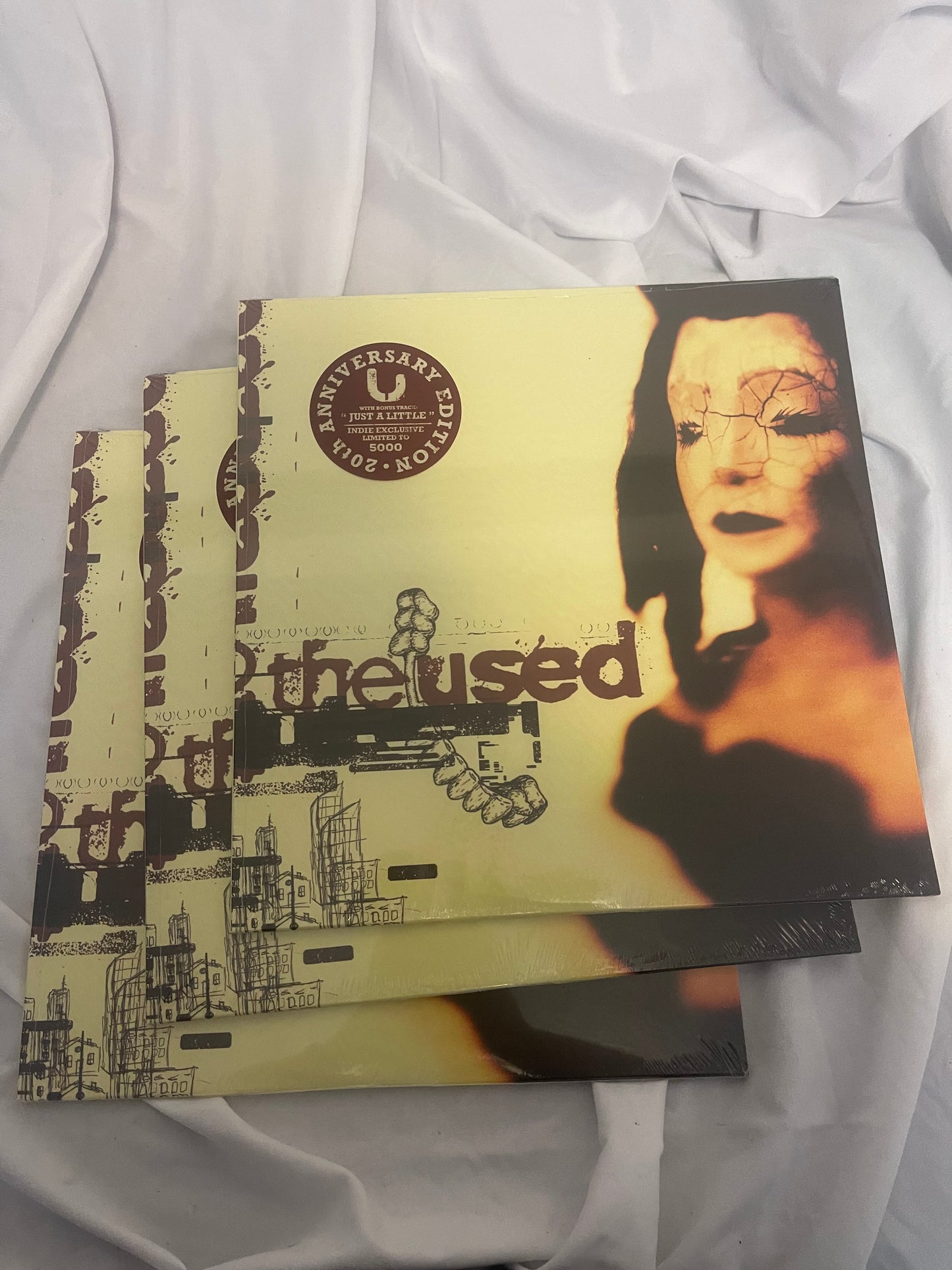The Used - The Used (Indie Exclusive Milky Clear with Oxblood Splatter vinyl)