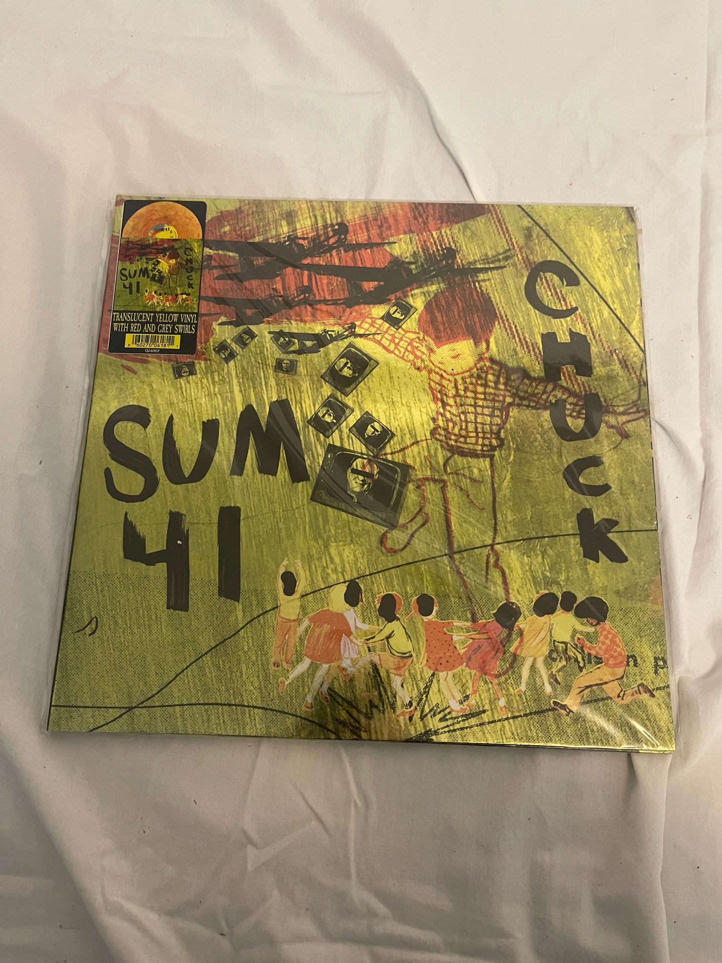Sum 41 - Chuck (Record Store Day Canada Yellow Translucent With Red and Grey Swirls vinyl)