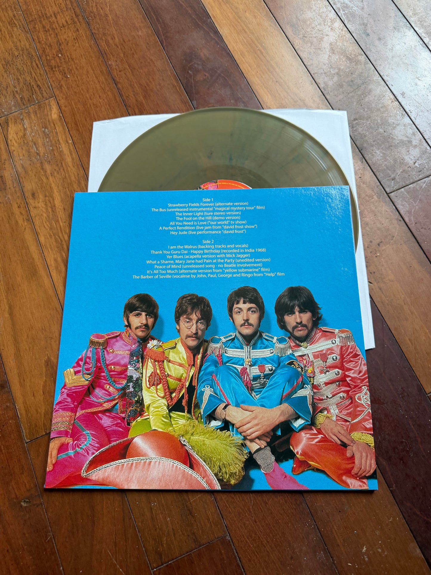 The Beatles - Psychedelic Beatles (gold swirl vinyl)