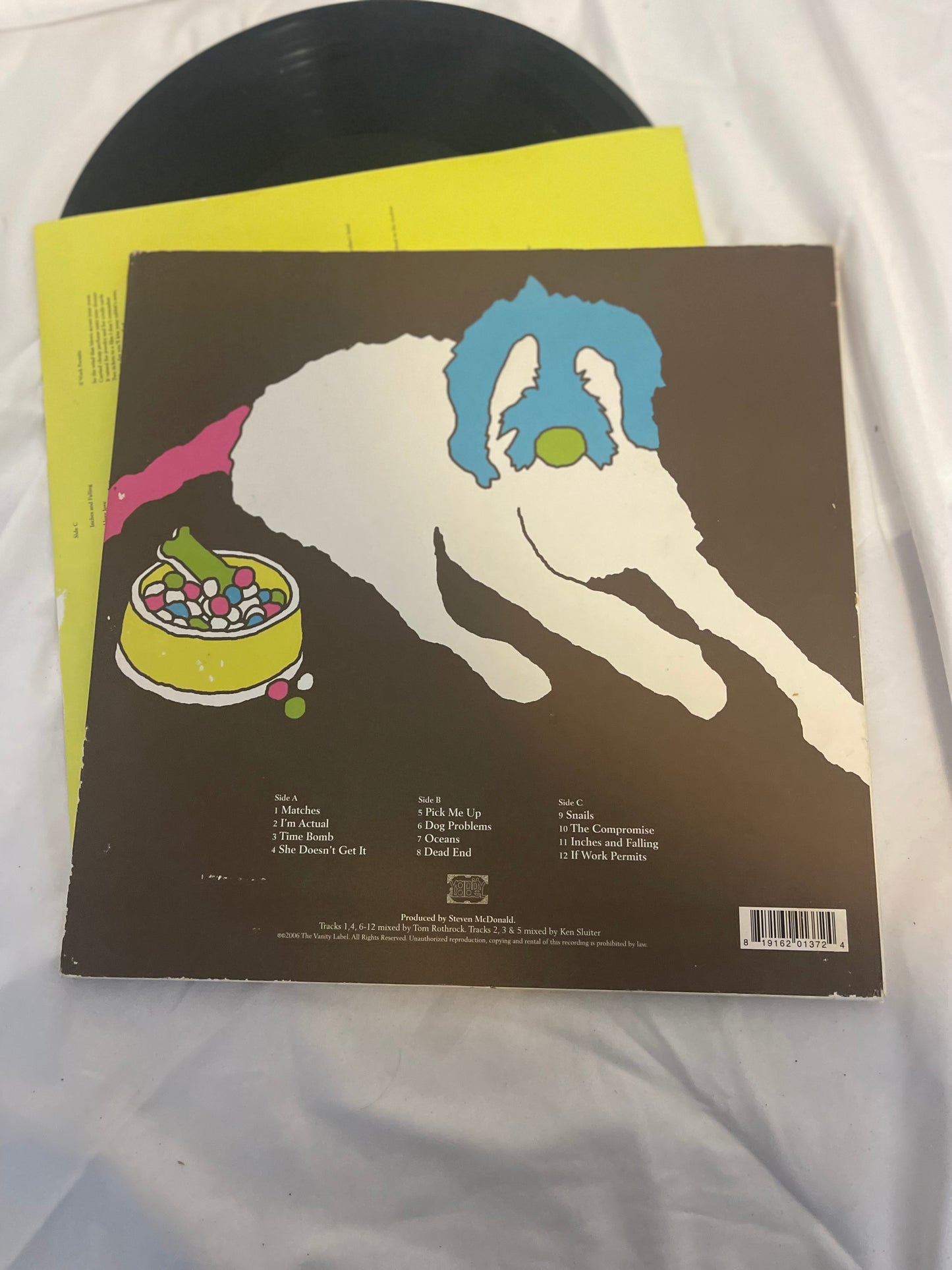 The Format - Dog Problems (standard black with D-side etching vinyl)