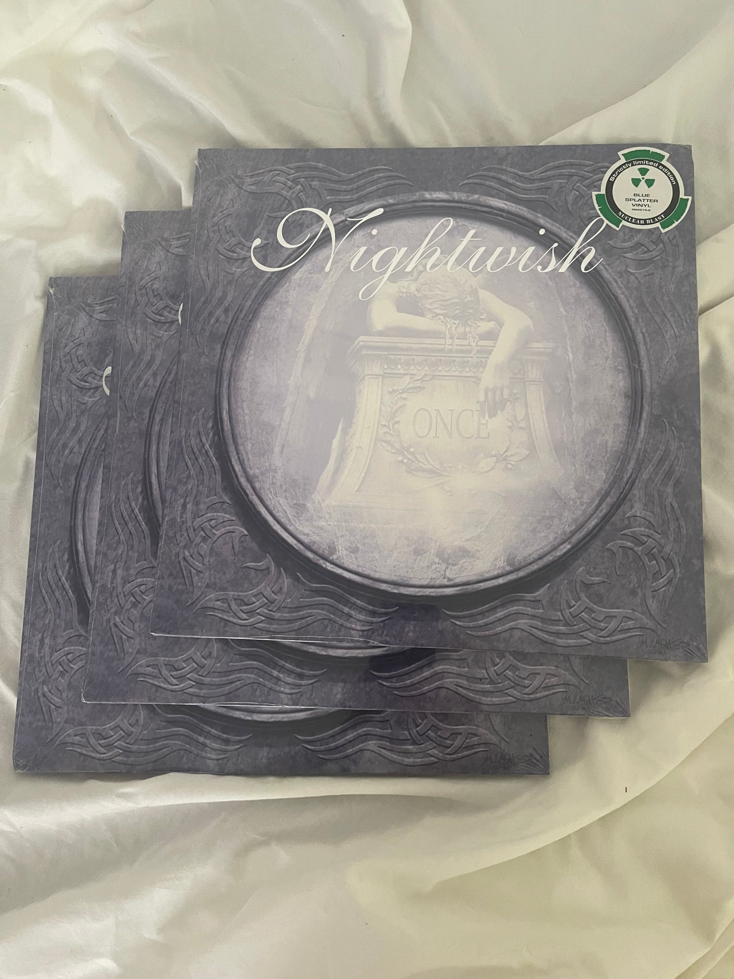 Nightwish - Once (Levykauppa Äx exclusive winter wind frost bite blue splatter vinyl)