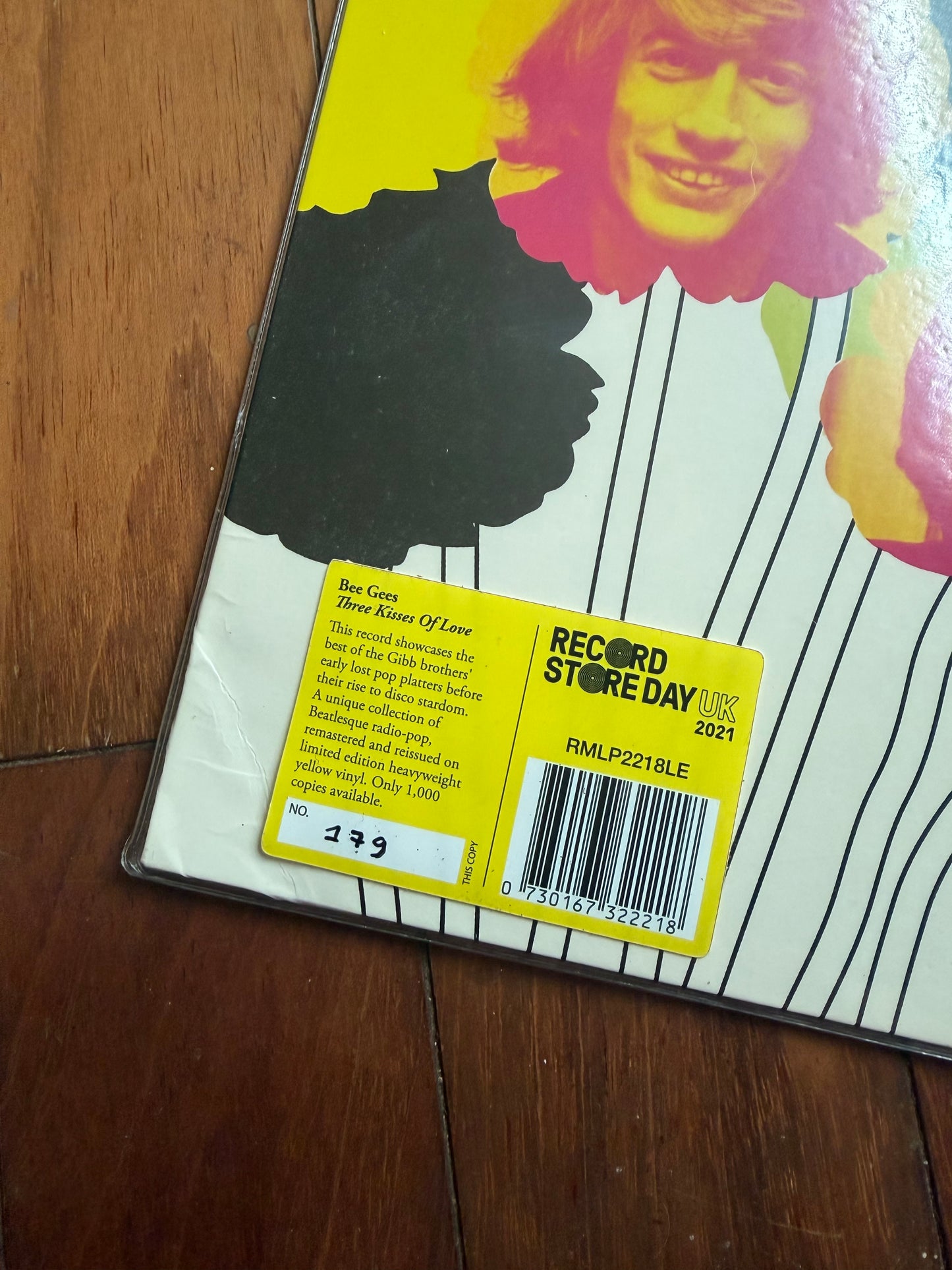 Bee Gees - Three Kisses Of Love (Record Store Day exclusive yellow vinyl)