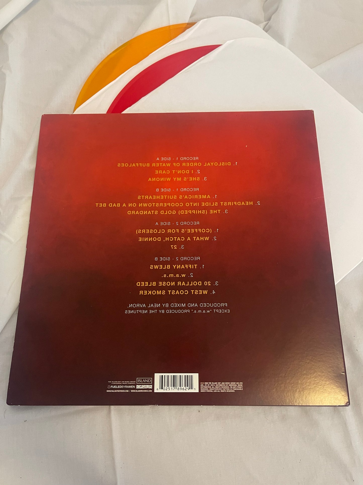 Fall Out Boy - Folie A Deux (red translucent/orange translucent vinyl)