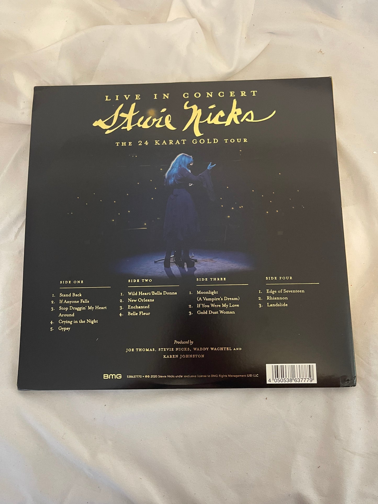 Stevie Nicks - Live In Concert, The 24 Karat Gold Tour (Walmart exclusive blue and white splatter vinyl)