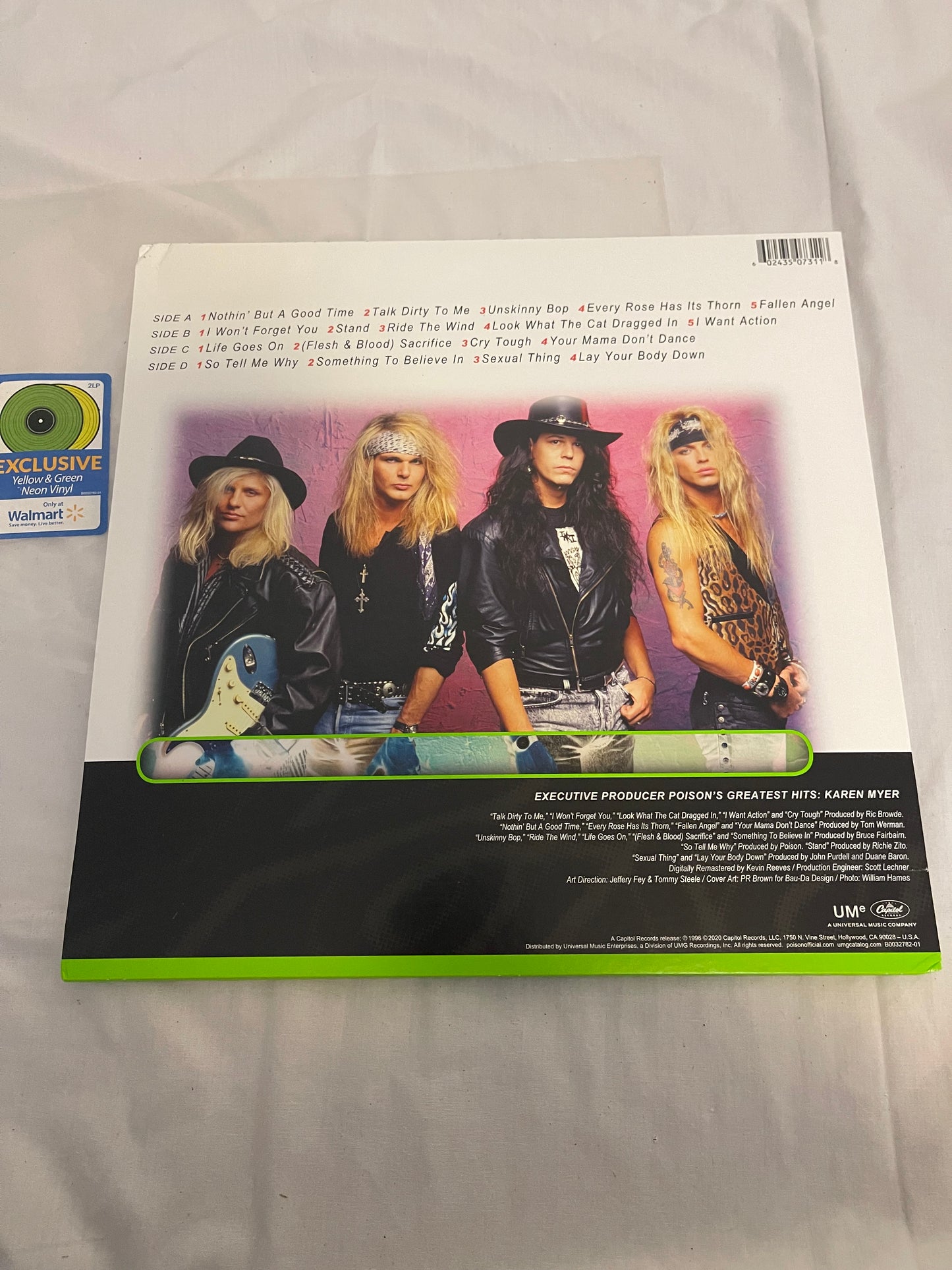 Poison - Greatest Hits (Walmart exclusive yellow and green vinyl)