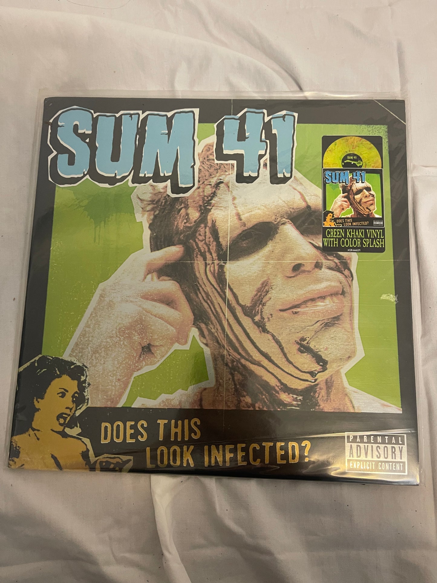 Sum 41 - Does This Look Infected? (Record Store Day Black Friday Canada exclusive Green Khaki with Color Splash vinyl)