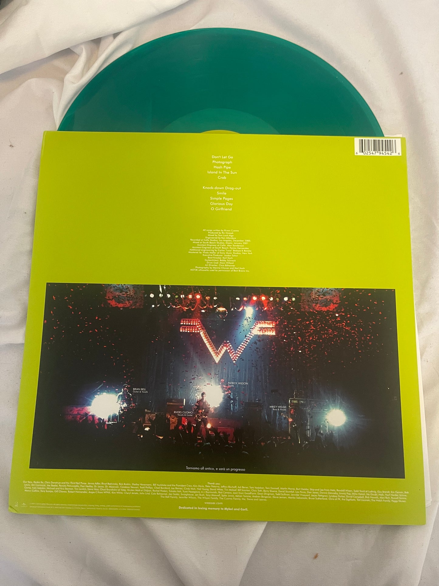 Weezer - Weezer (Green Album) (Walmart exclusive green vinyl)