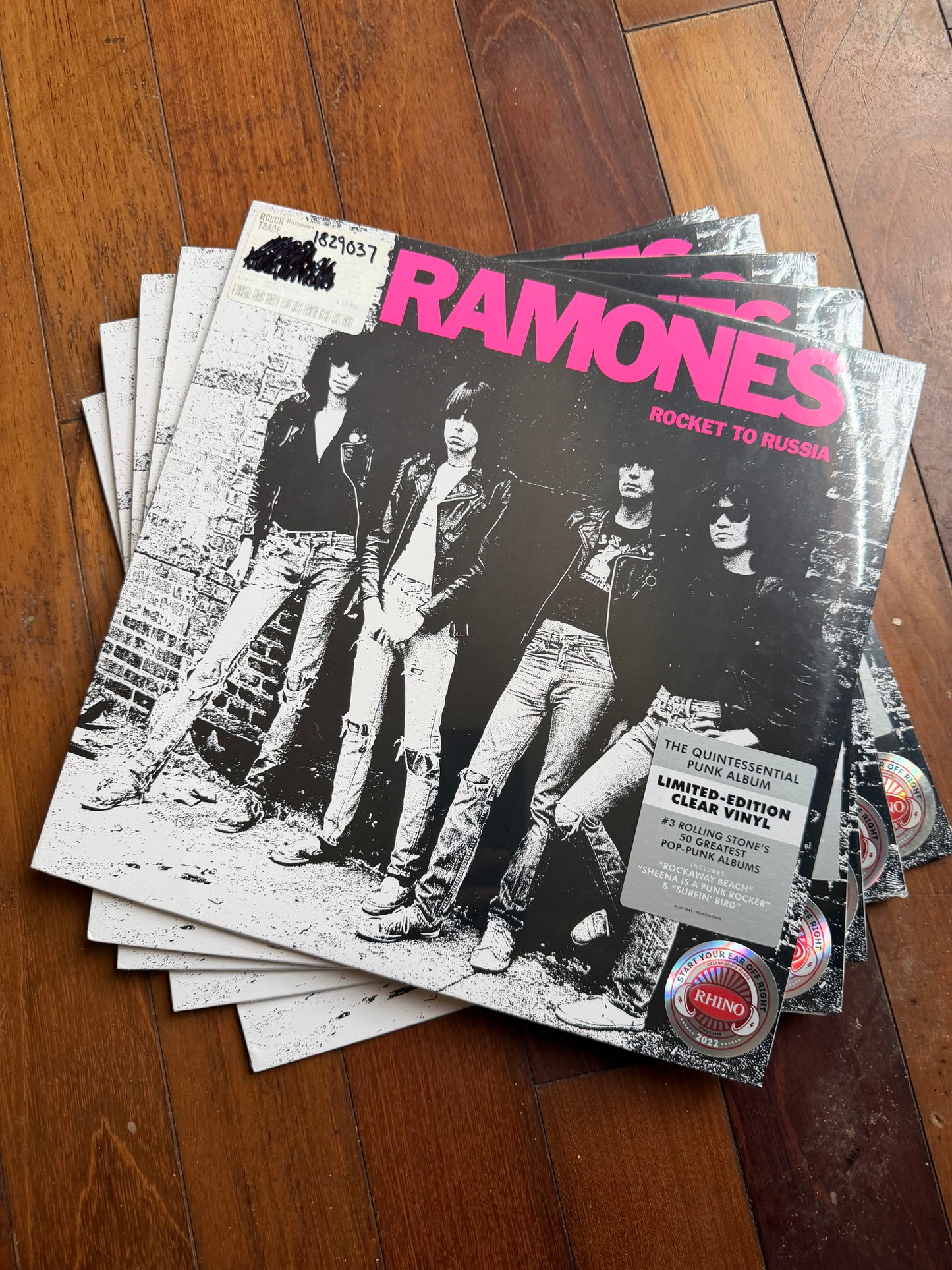 The Ramones - Rocket To Russia (exclusive clear vinyl)