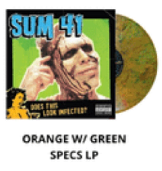 Sum 41 - Does This Look Infected (Record Store Day exclusive orange with green specs vinyl)