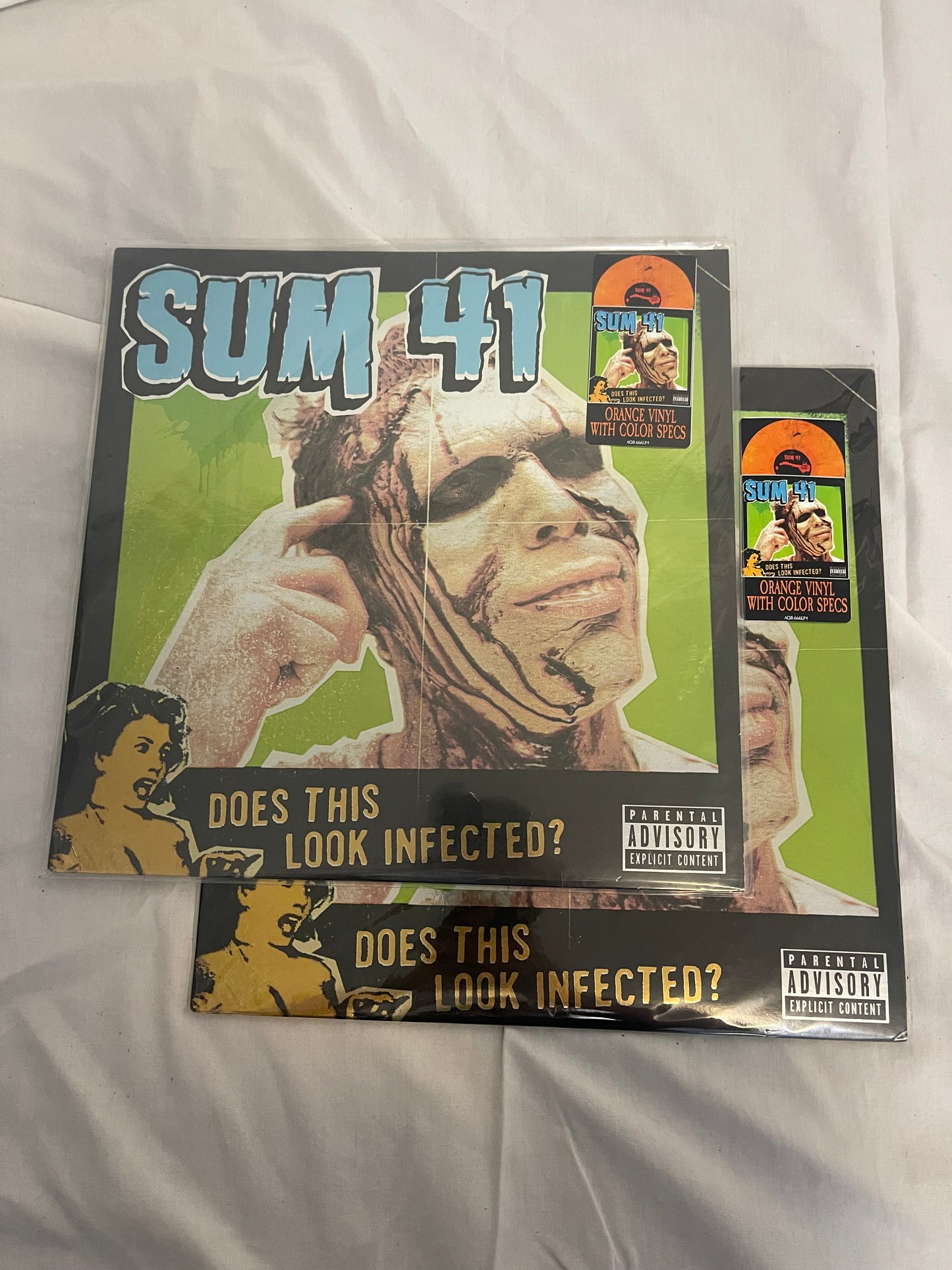 Sum 41 - Does This Look Infected? (Record Store Day Black Friday Canada exclusive orange with color specs vinyl)