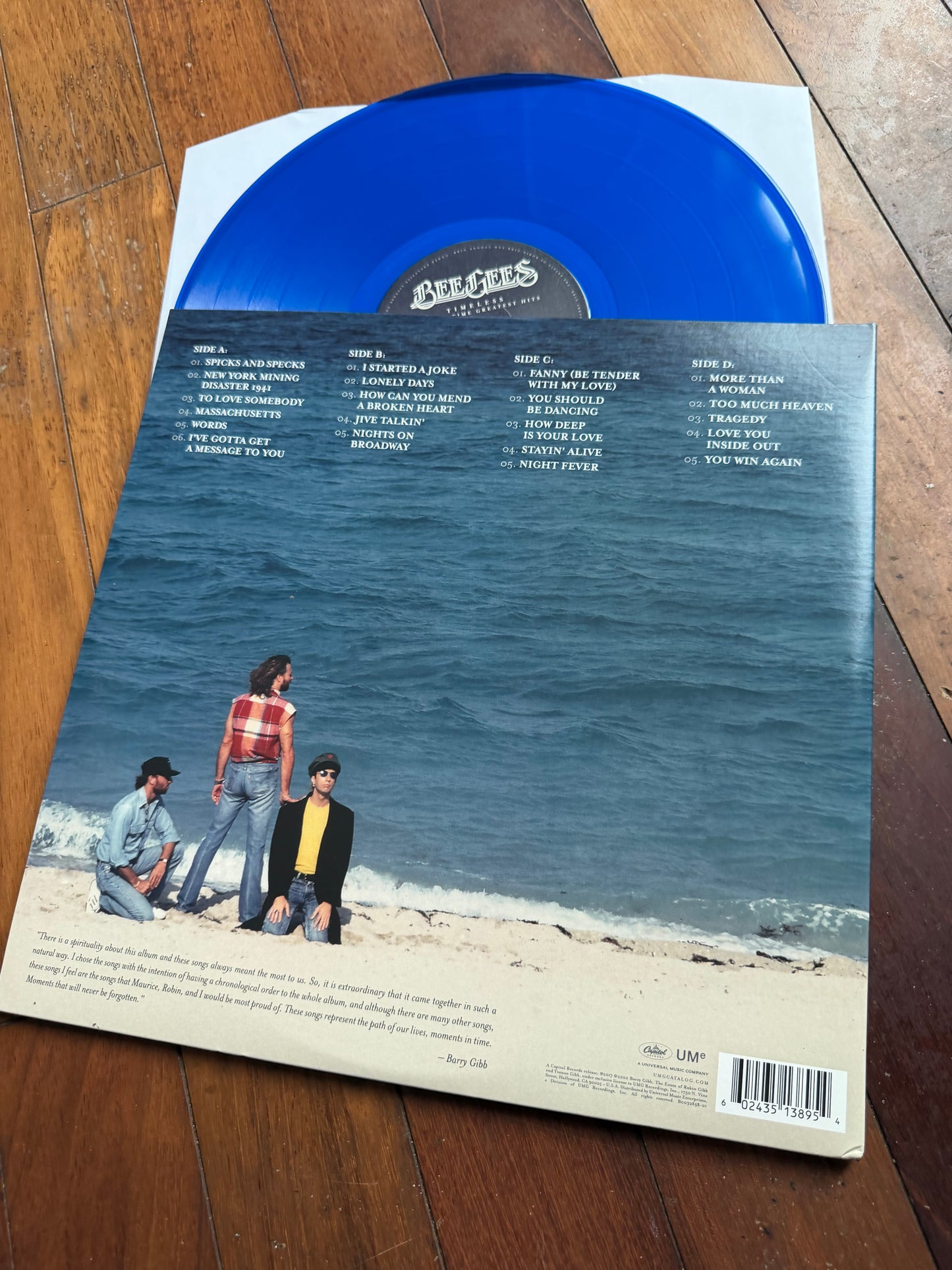 Bee Gees - Timeless (The All-Time Greatest Hits) (Target exclusive clear and blue vinyl)