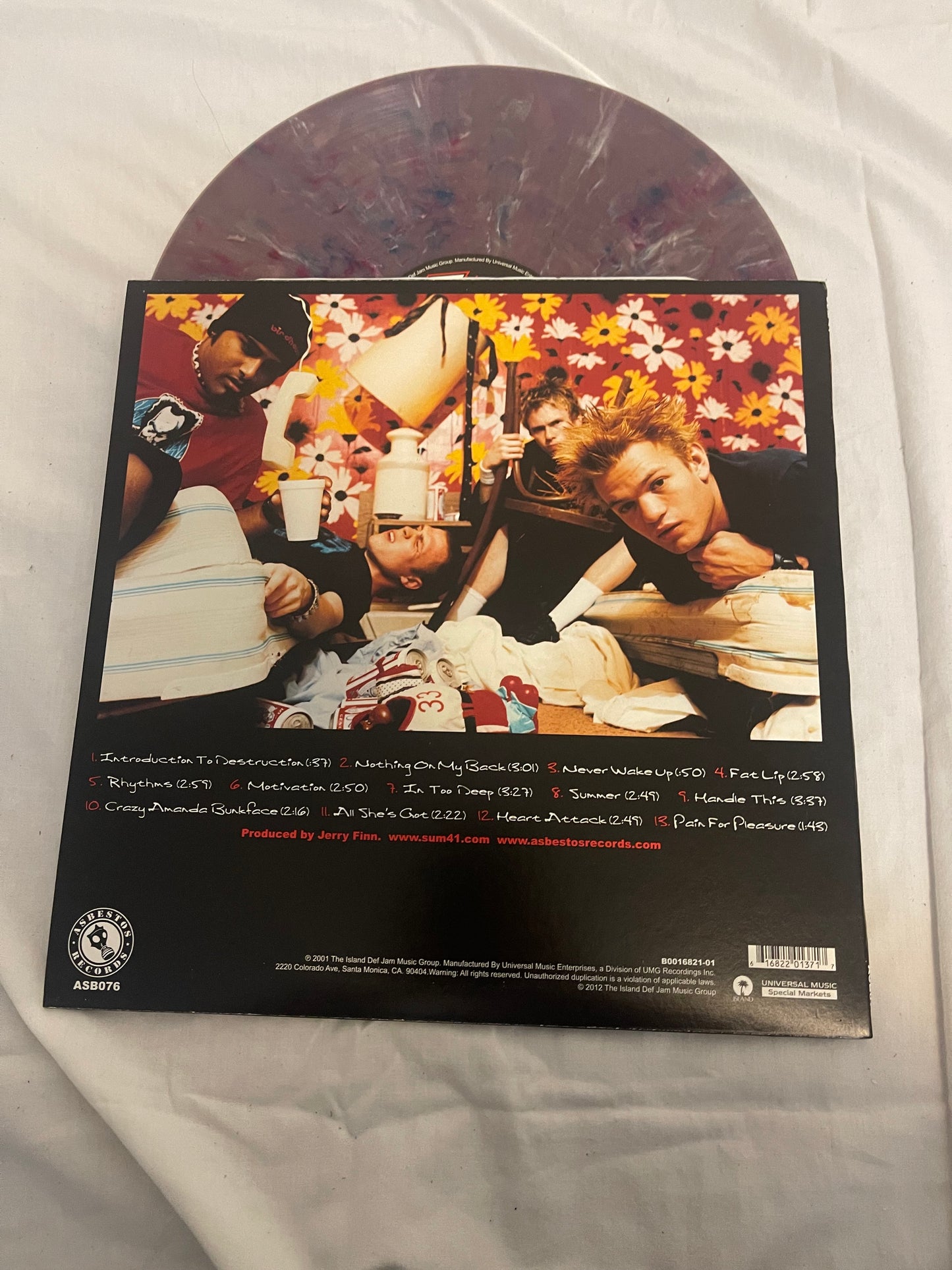 Sum 41 - All Killer No Filler (exclusive Americana swirl clear with red/white/blue smoke vinyl)