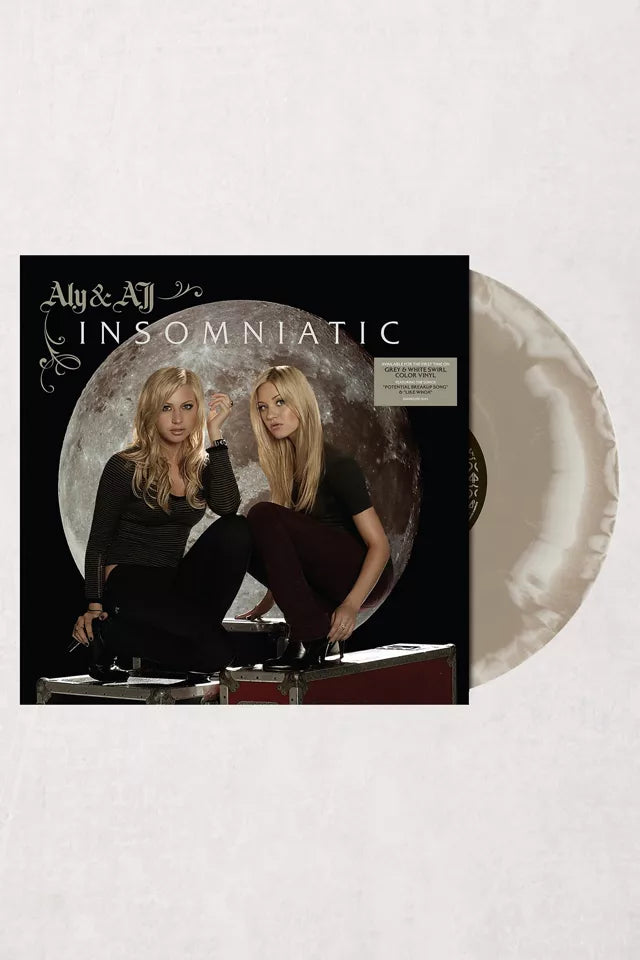 Aly & Aj - Insomniatic (Urban Outfitters exclusive grey and white swirl vinyl)