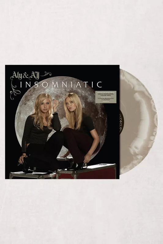 Aly & Aj - Insomniatic (Urban Outfitters exclusive grey and white swirl vinyl)