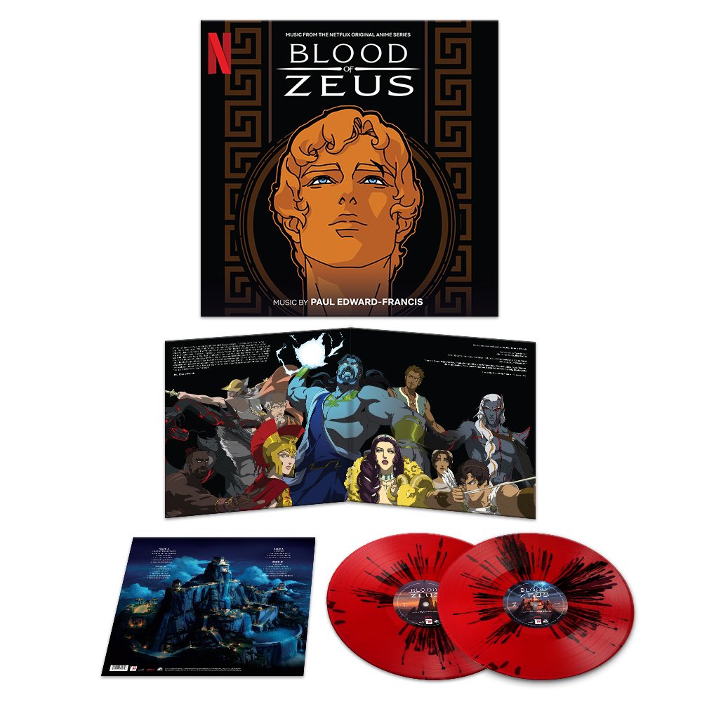 Blood Of Zeus - Music From The Netflix Original Anime Series (Record Store Day exclusive demon red with black splatter vinyl)