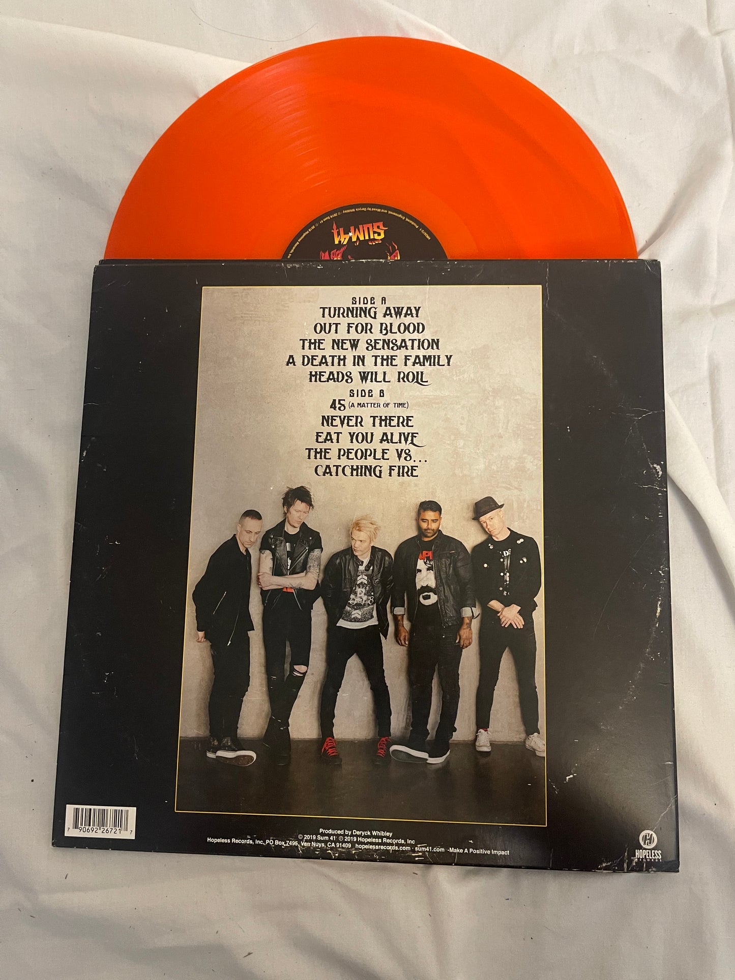 Sum 41 - Order In Decline (Germany exclusive orange vinyl)