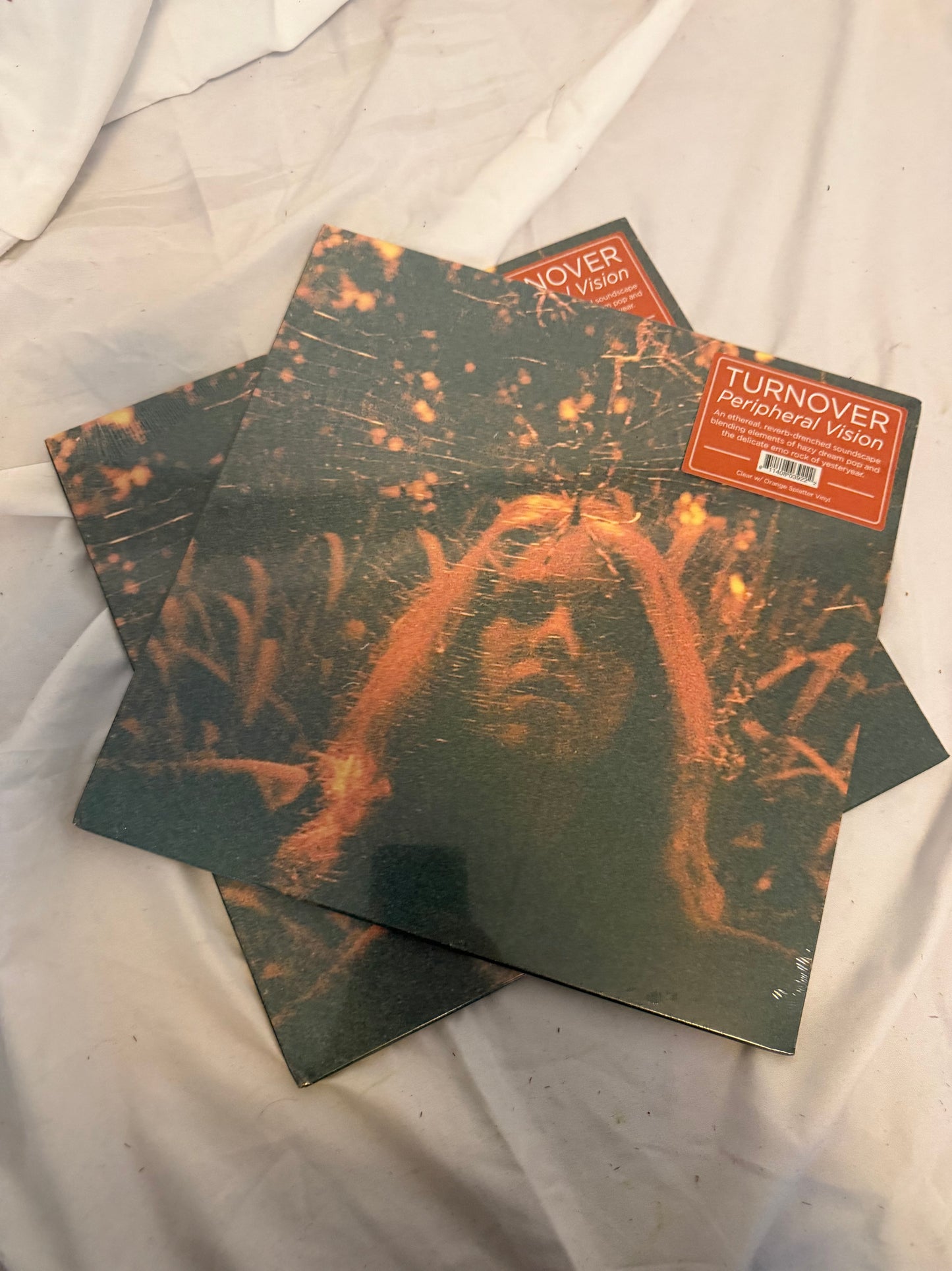 Turnover - Peripheral Vision (Brooklyn Vegan exclusive coke bottle clear with orange splatter vinyl)