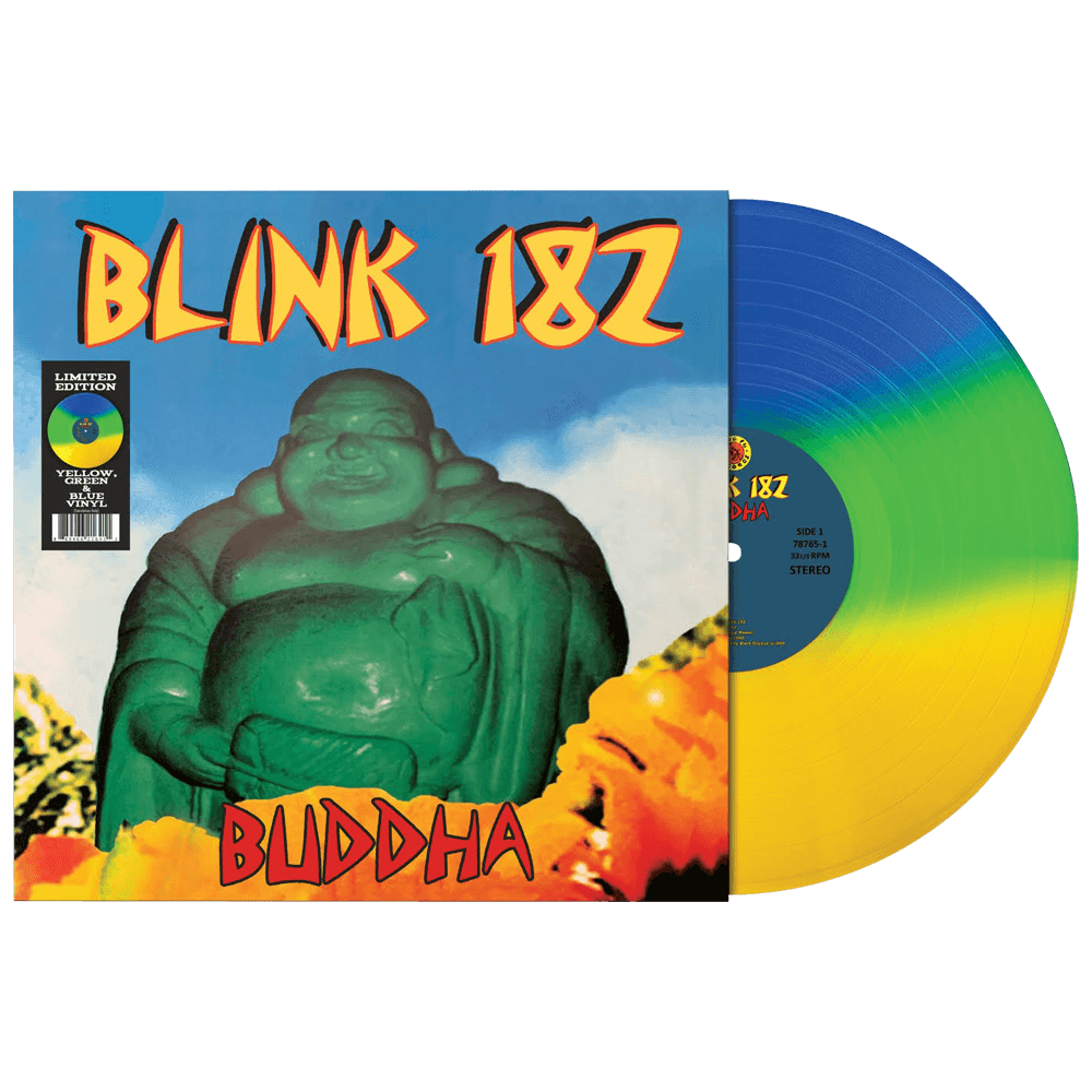 Blink 182 - Buddha (limited edition blue/green/yellow tri-color vinyl)
